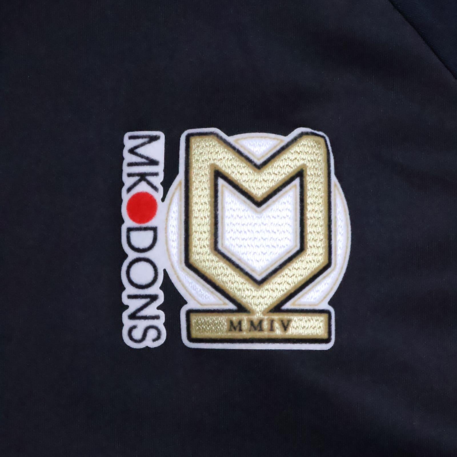 mk dons football shirt