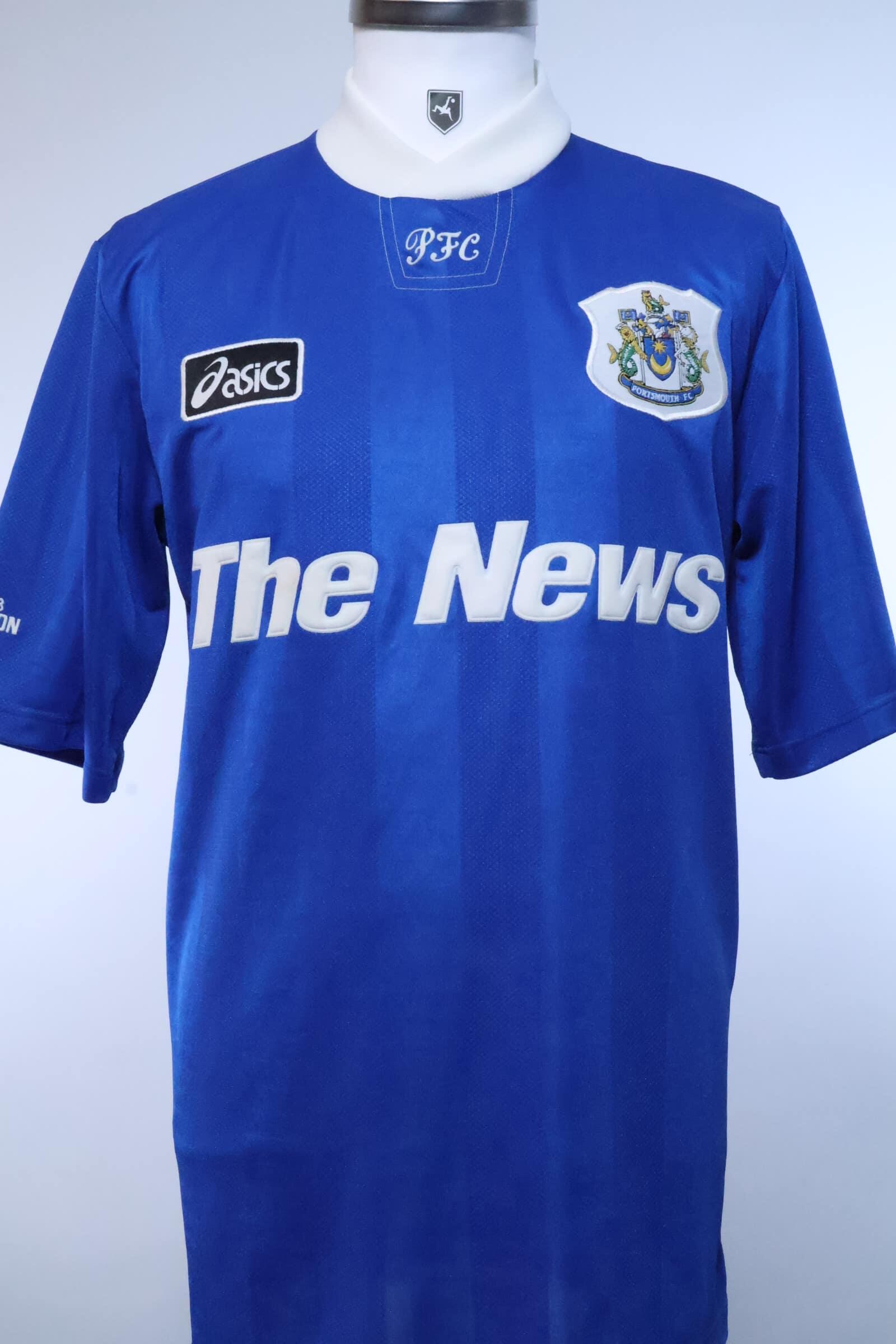 Portsmouth F.C 1995/97 Home Shirt - M- FRONT