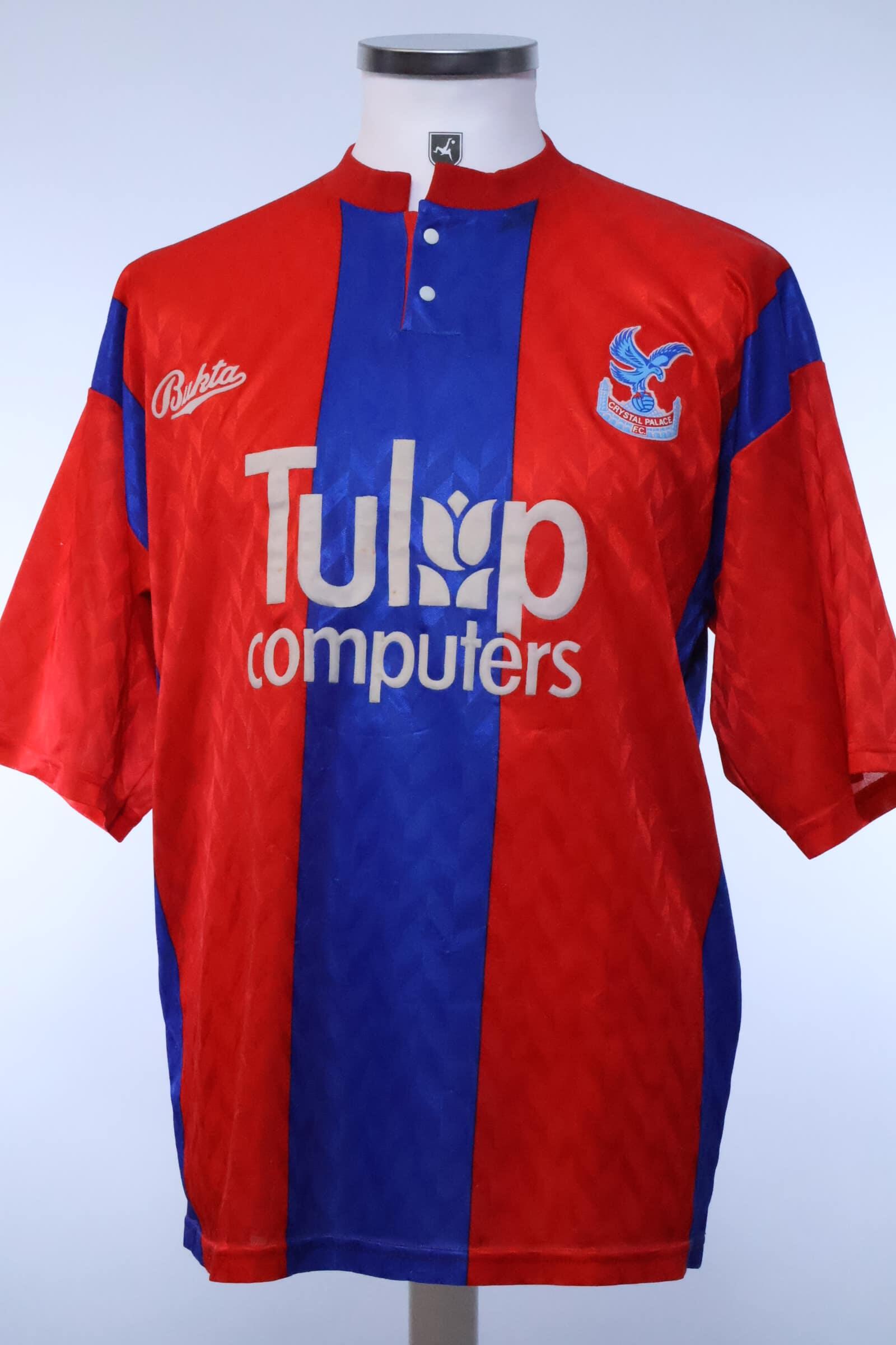 Crystal Palace 1991/92 Home Shirt - M- FRONT