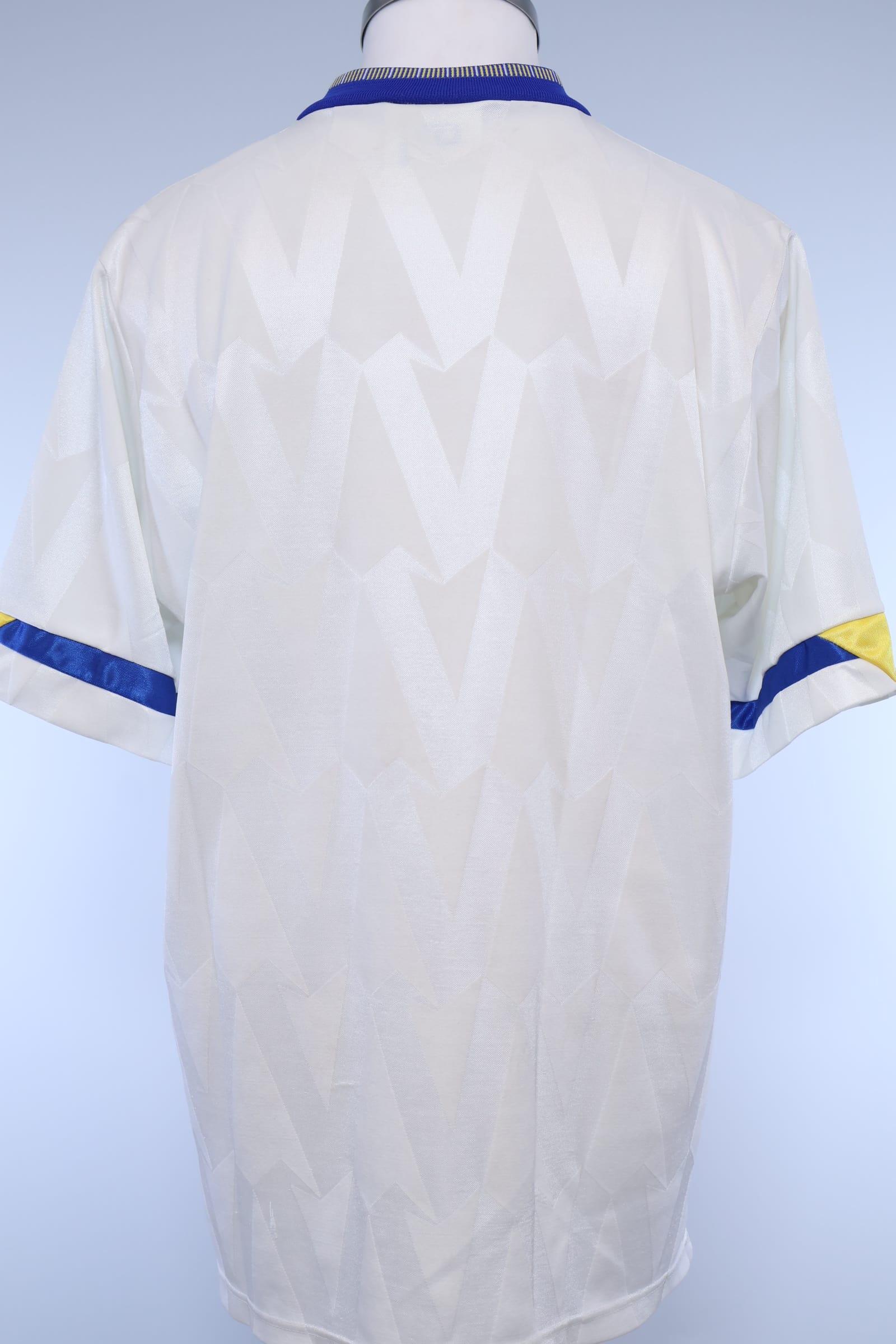 Leeds United 1990/92 Home Shirt - XL- BACK