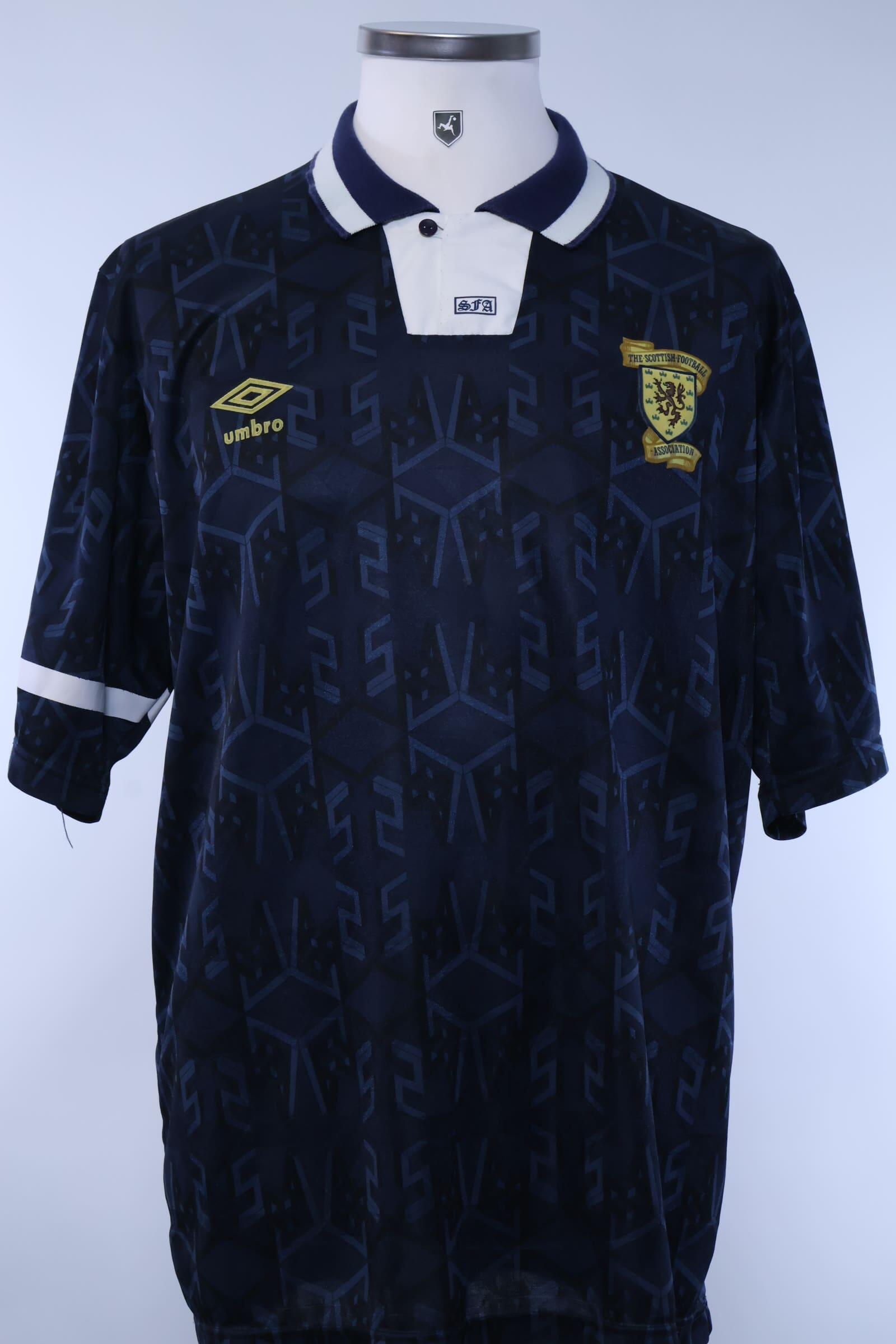 Scotland 1991/94 Home Shirt - L- FRONT