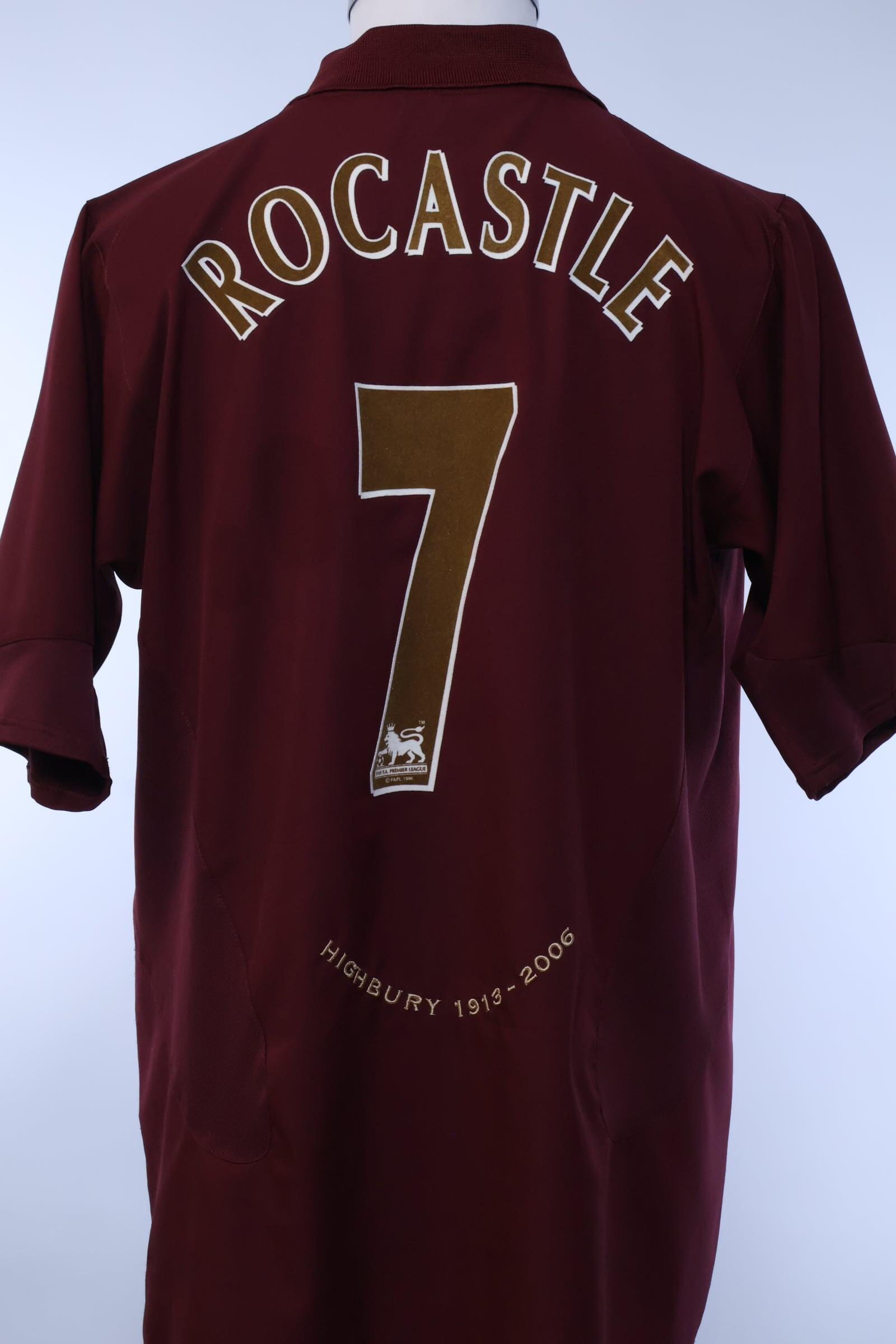 Arsenal 2005/06 Rocastle #7 Home Shirt - L- FRONT
