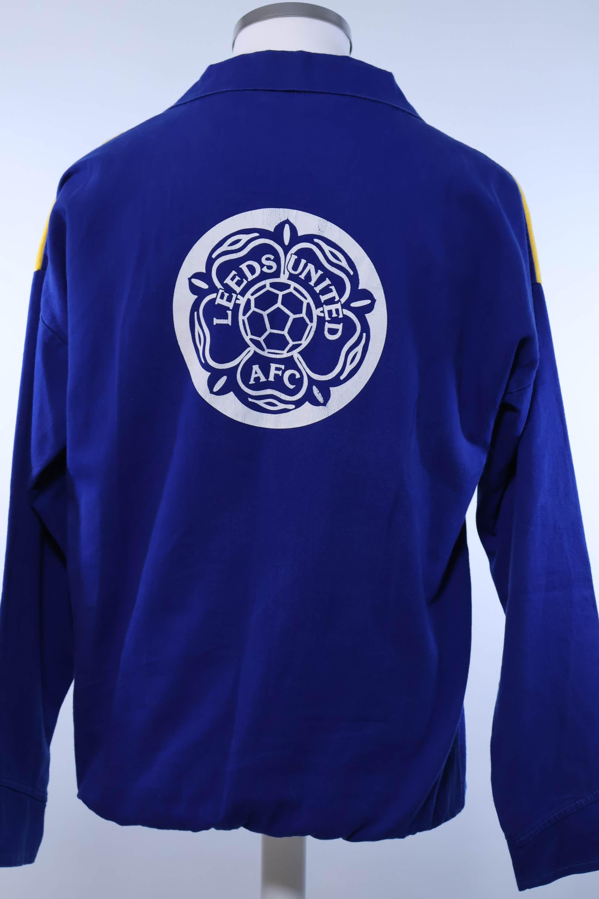 Leeds United 1990/ Drill Jacket - L- BACK