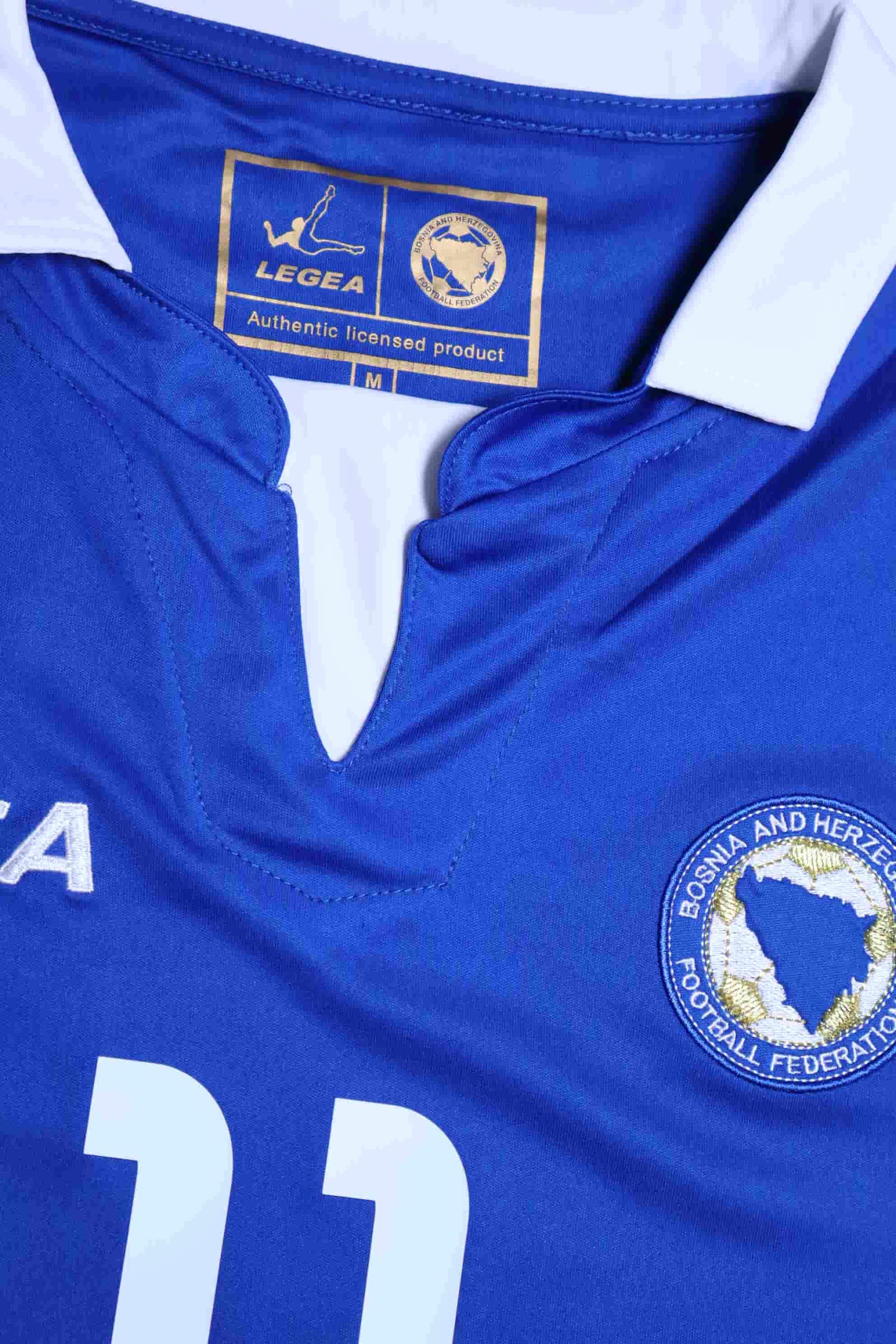 Bosnia And Herzegovina Džeko #11 2014/15 Home Shirt - M Authenic Original Football Shirt