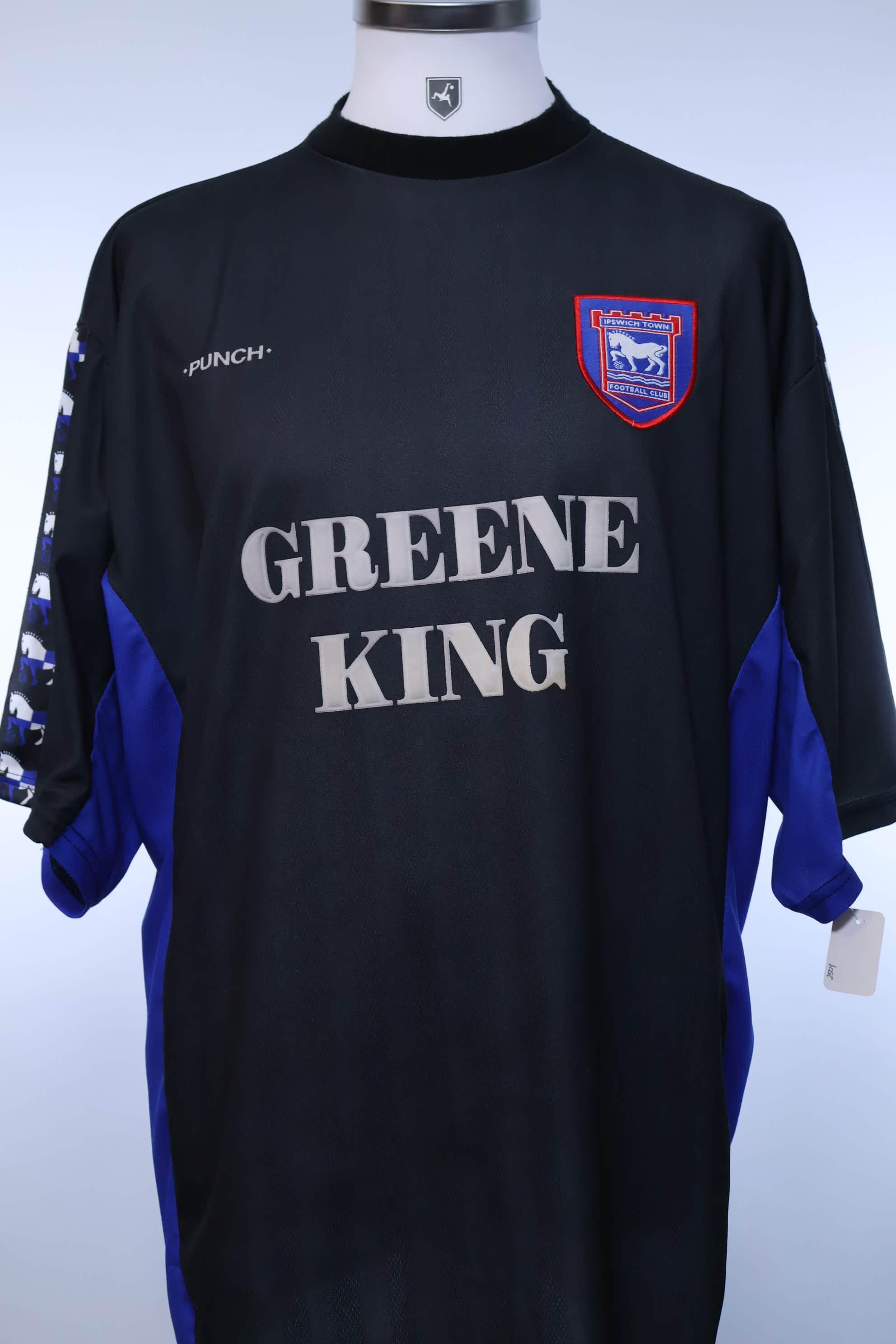 Ipswich Town Johnson #9 1997/99 Training Shirt - XL Authentic Vintage Football Shirts