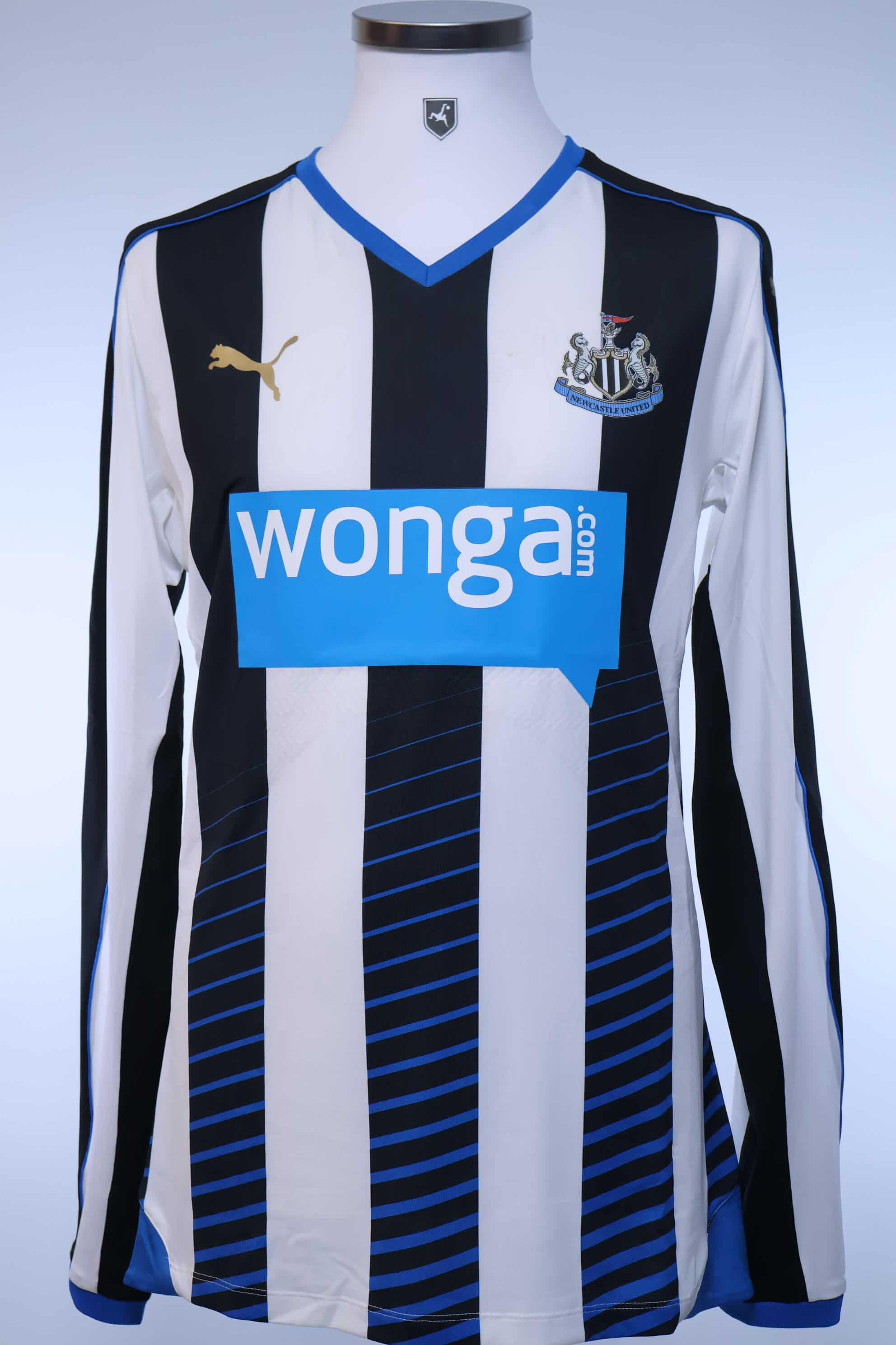 Newcastle United 2015/16 Home Shirt - Player Issue - XL- FRONT