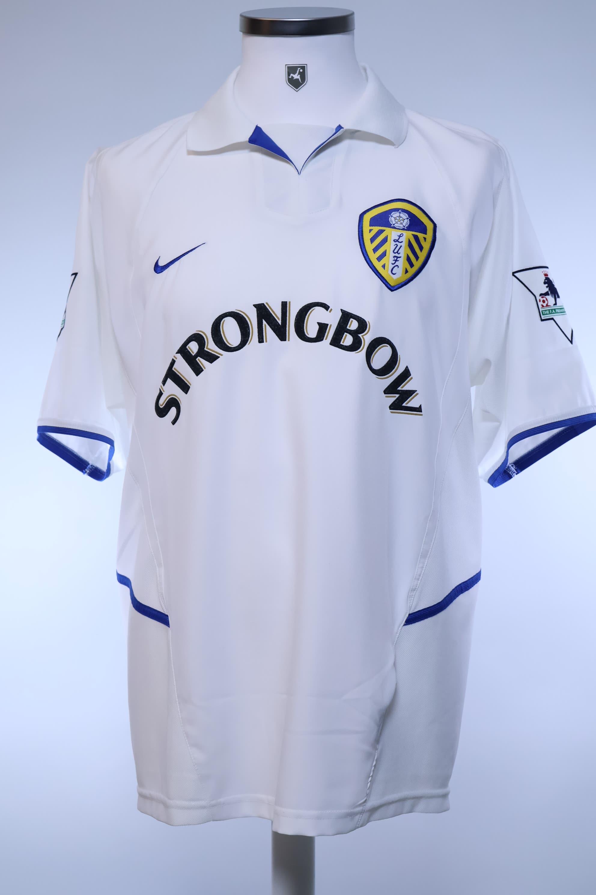 Leeds United Fowler #27 2002/03 Home Shirt - M- BACK