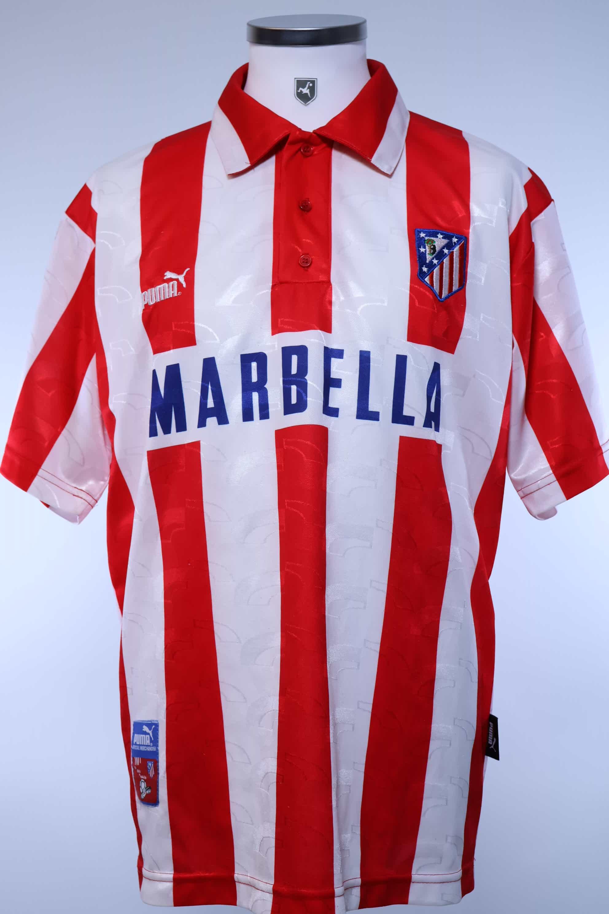 Atlético De Madrid 1997/98 Home Shirt - L- FRONT