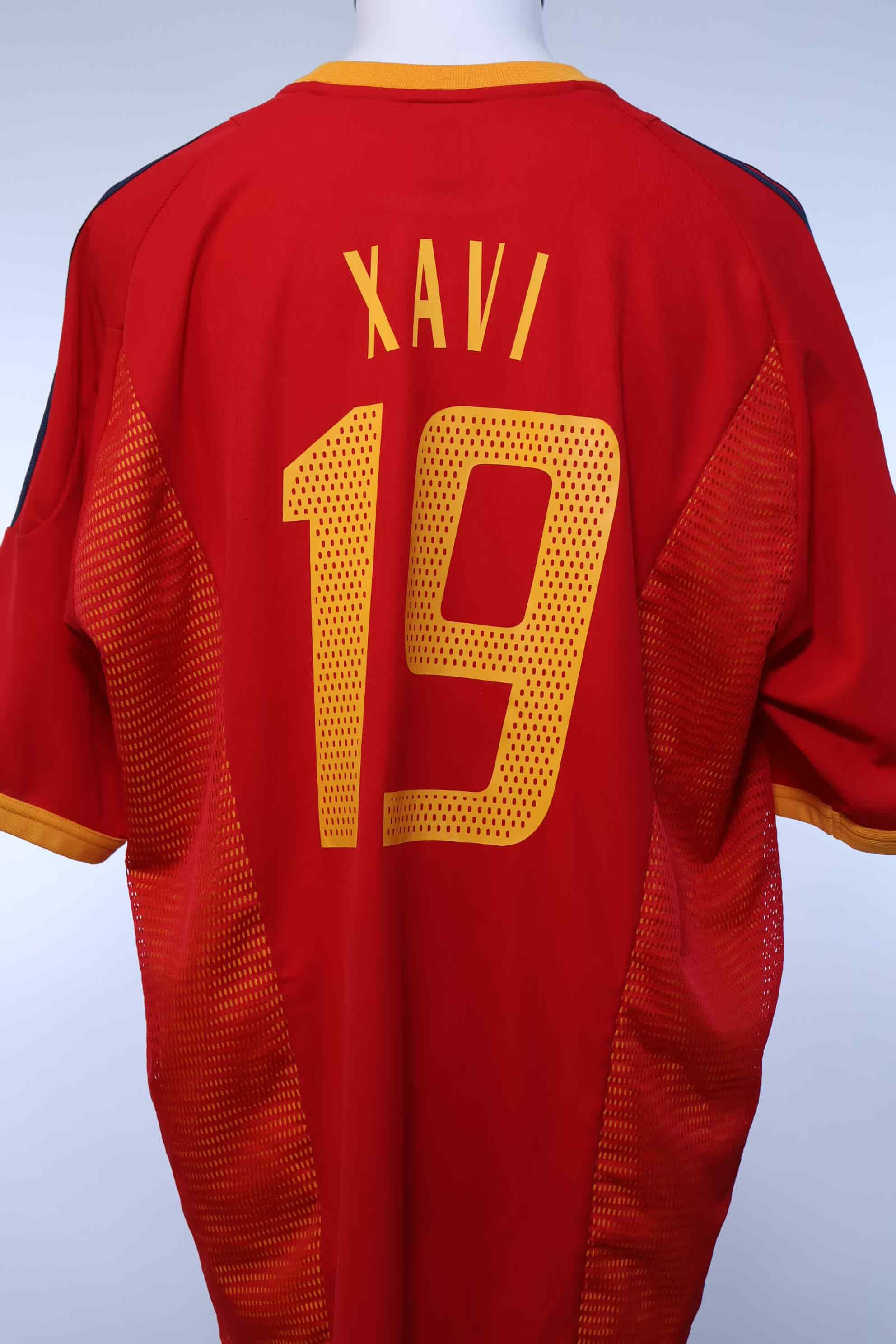 Spain Xavi #19 2024/25 Home Shirt - XL- BACK