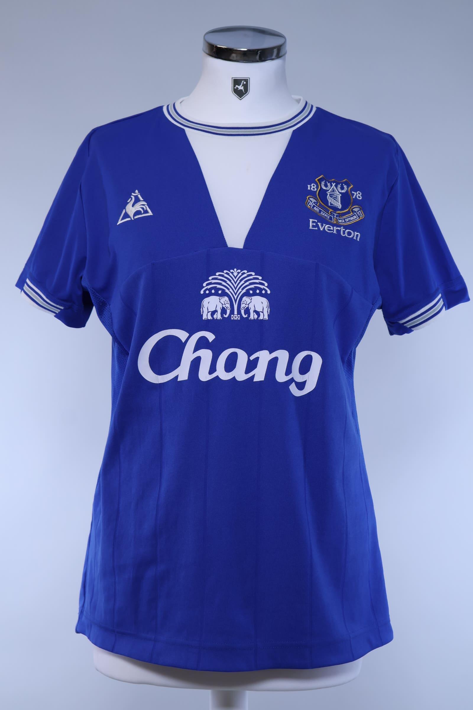 Everton 2009/10 Jagielka #6 Home Shirt - M (Womens) Authenic Original Football Shirt