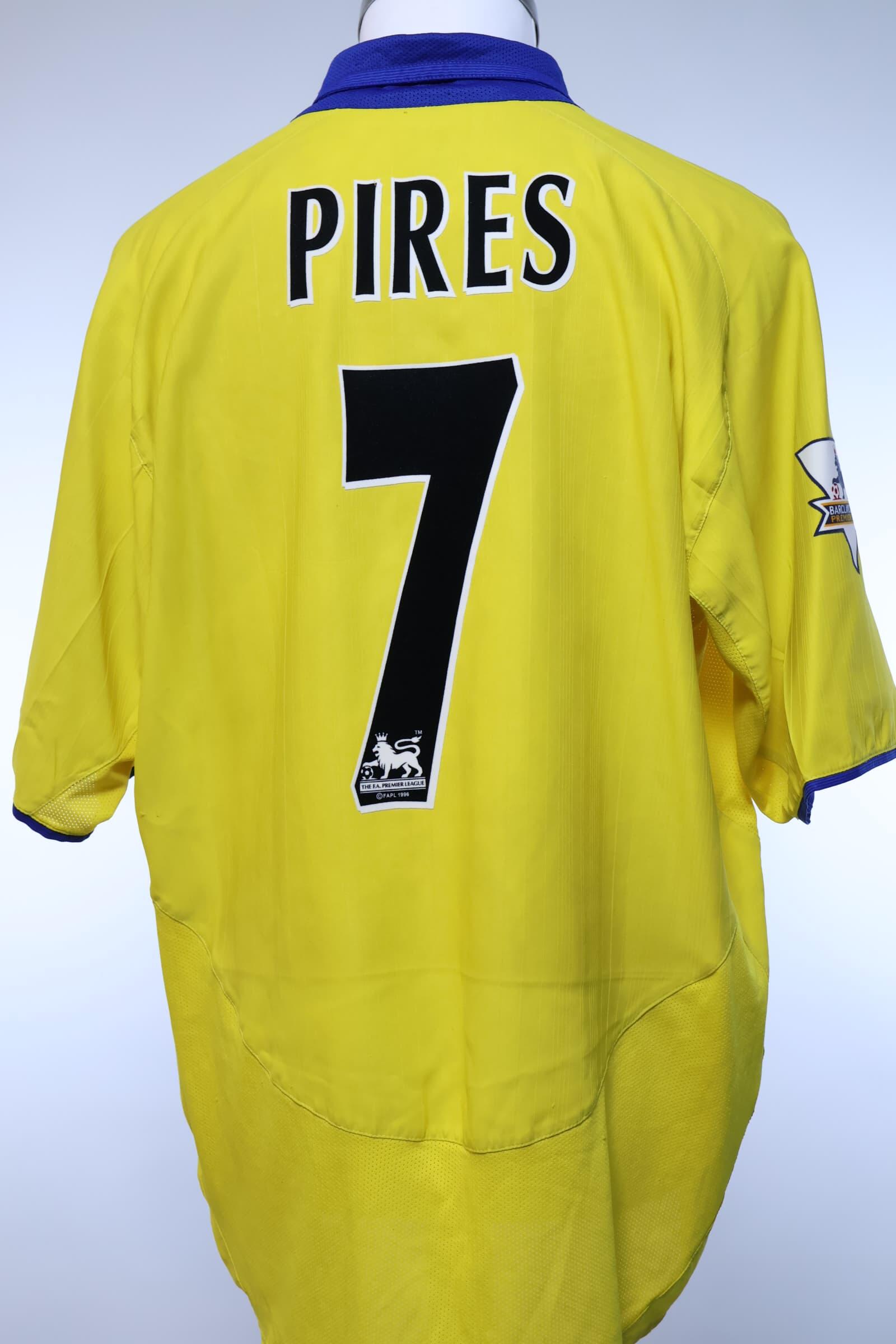 Arsenal Pires #7 2003/04 Away Shirt - XL- FRONT