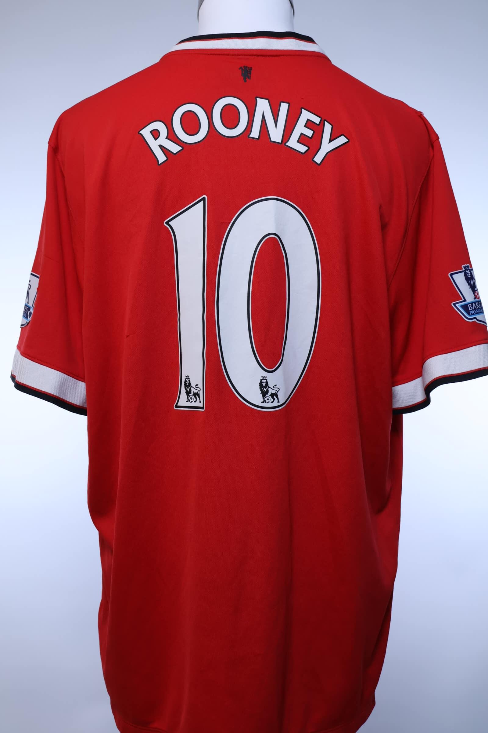 Manchester United Rooney #10 2014/15 Home Shirt - XXL- FRONT