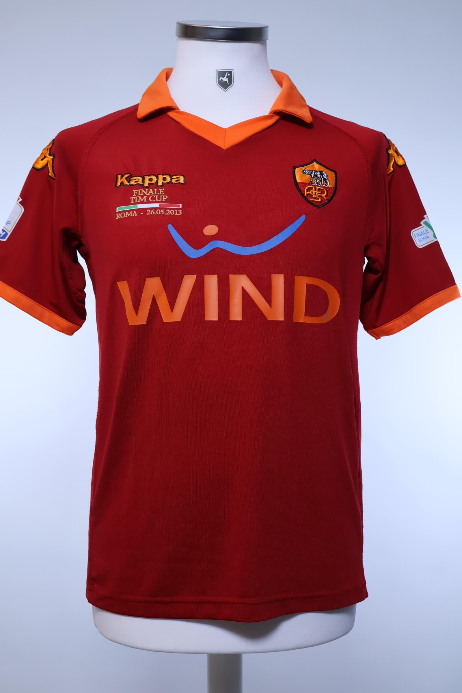 As Roma Totti #10 2012/13 Home Shirt - M- BACK