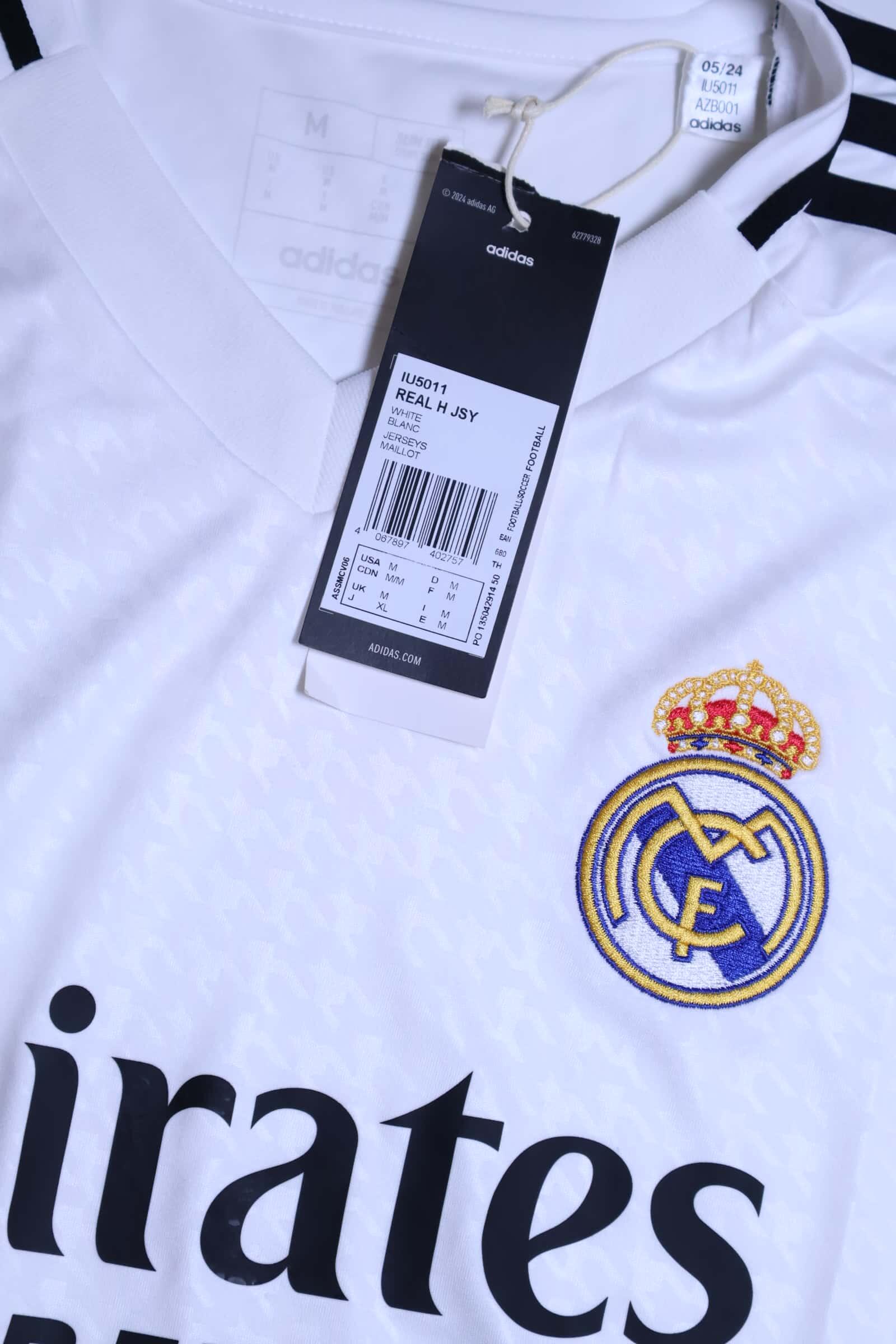 Real Madrid 2024/25 Home Shirt - M- TAGS