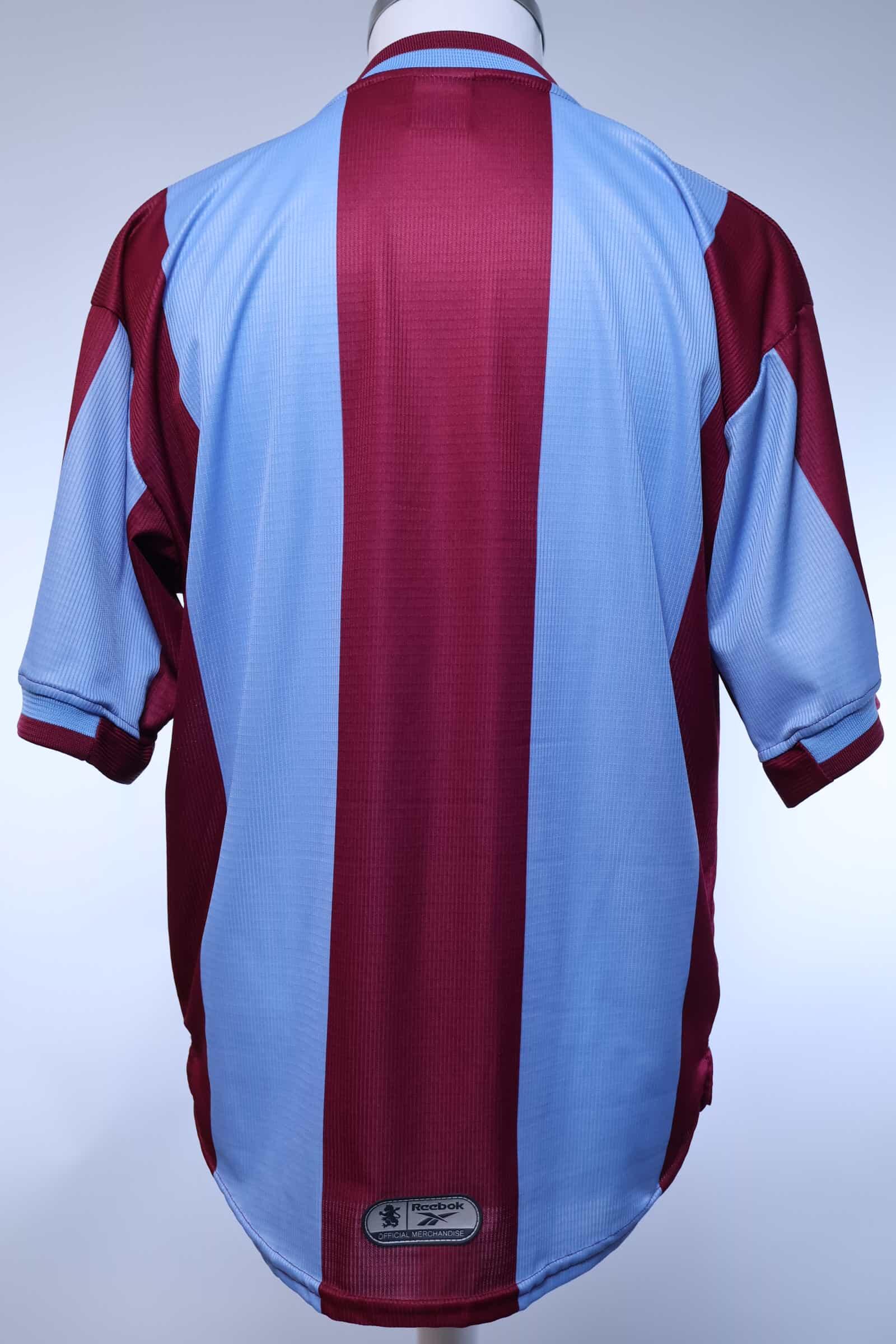 Aston Villa 1999/00 Home Shirt - L- BACK