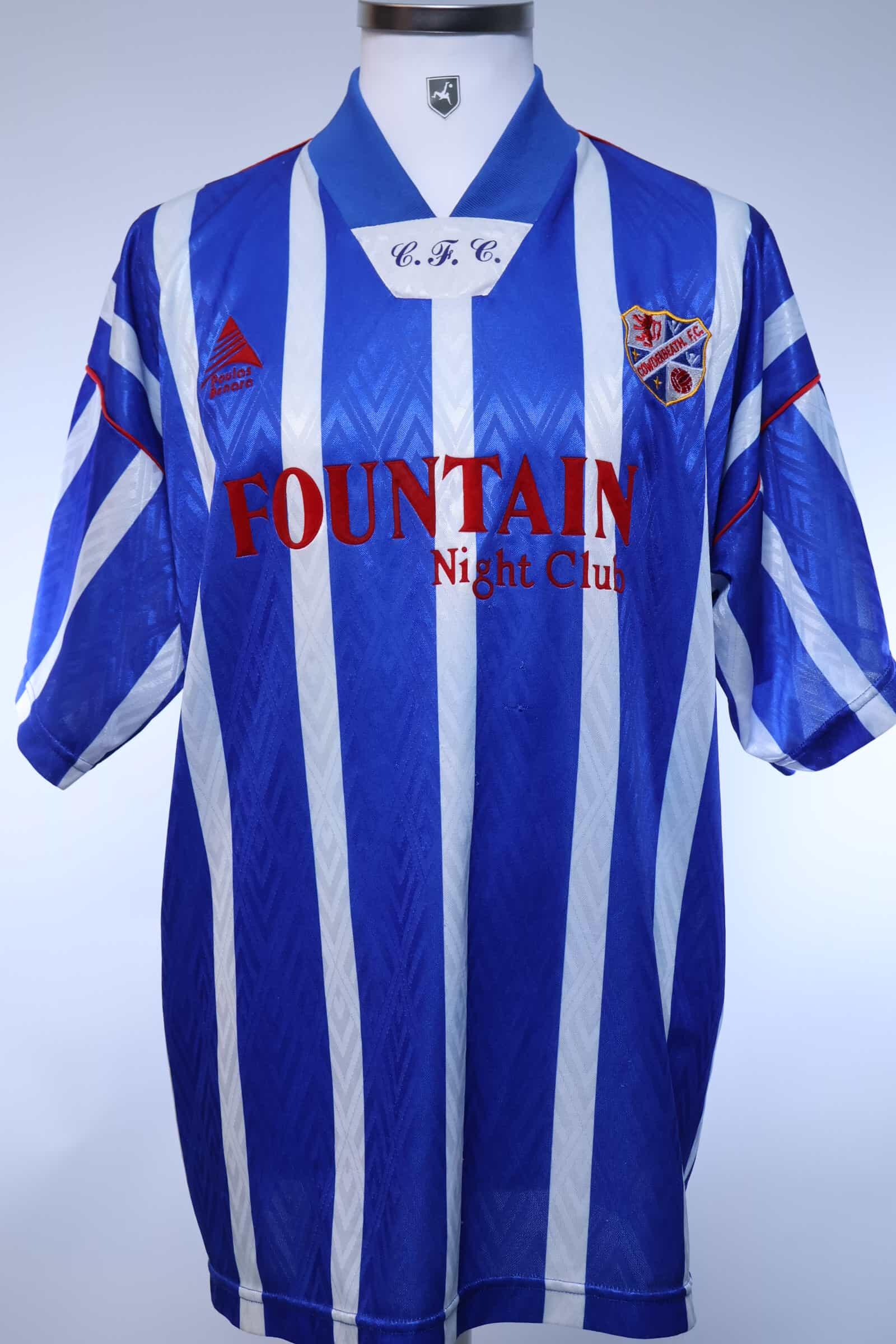 Cowdenbeath F.C. 1995/96 Home Shirt - XL- FRONT