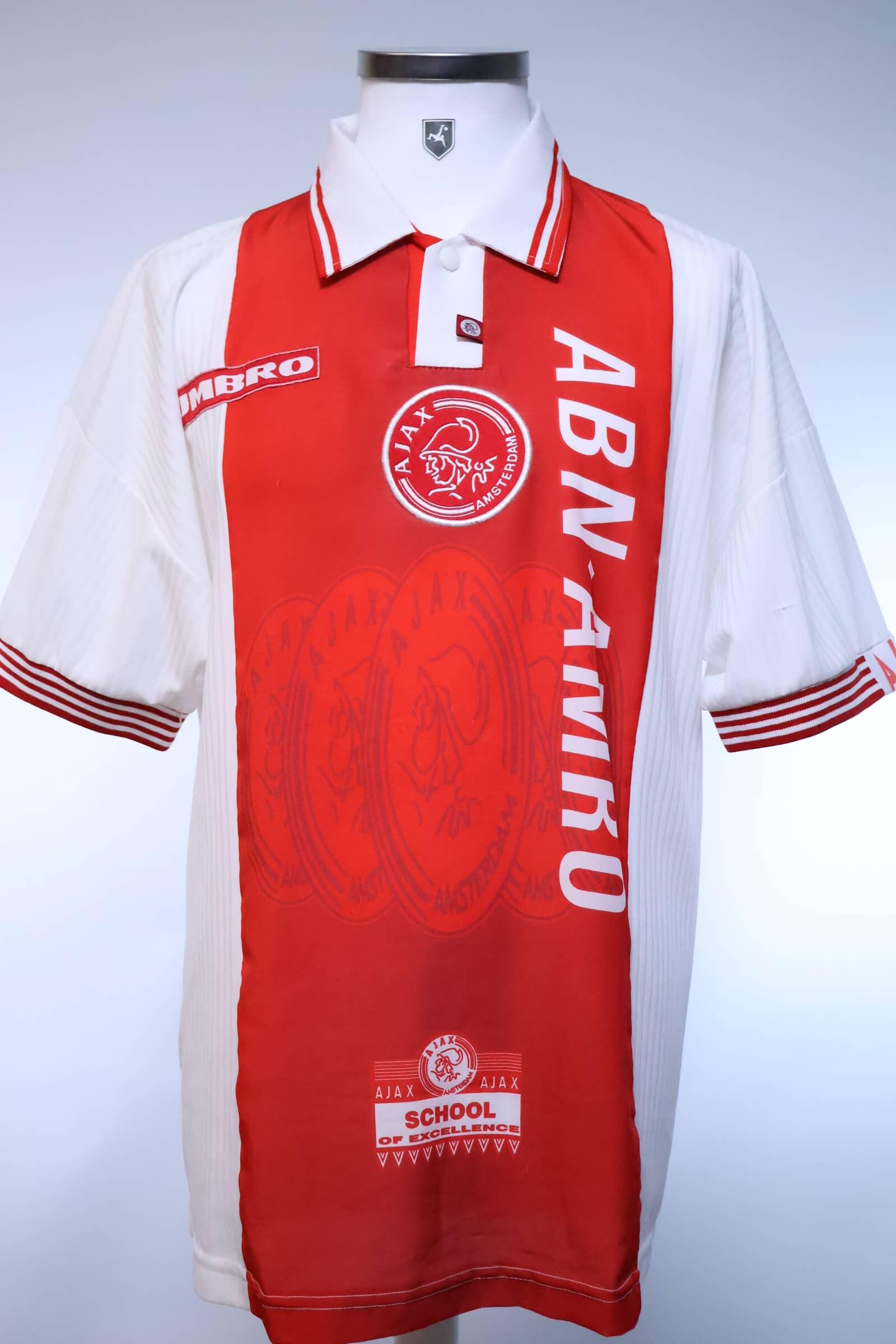 Ajax F.De Boer #4 1997/98 Home Shirt - XL- BACK