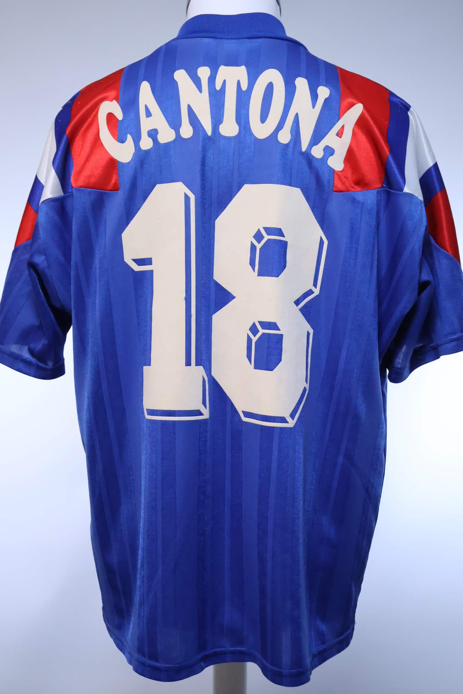 France Cantona #18 1992/94 Home Shirt - XL- BACK