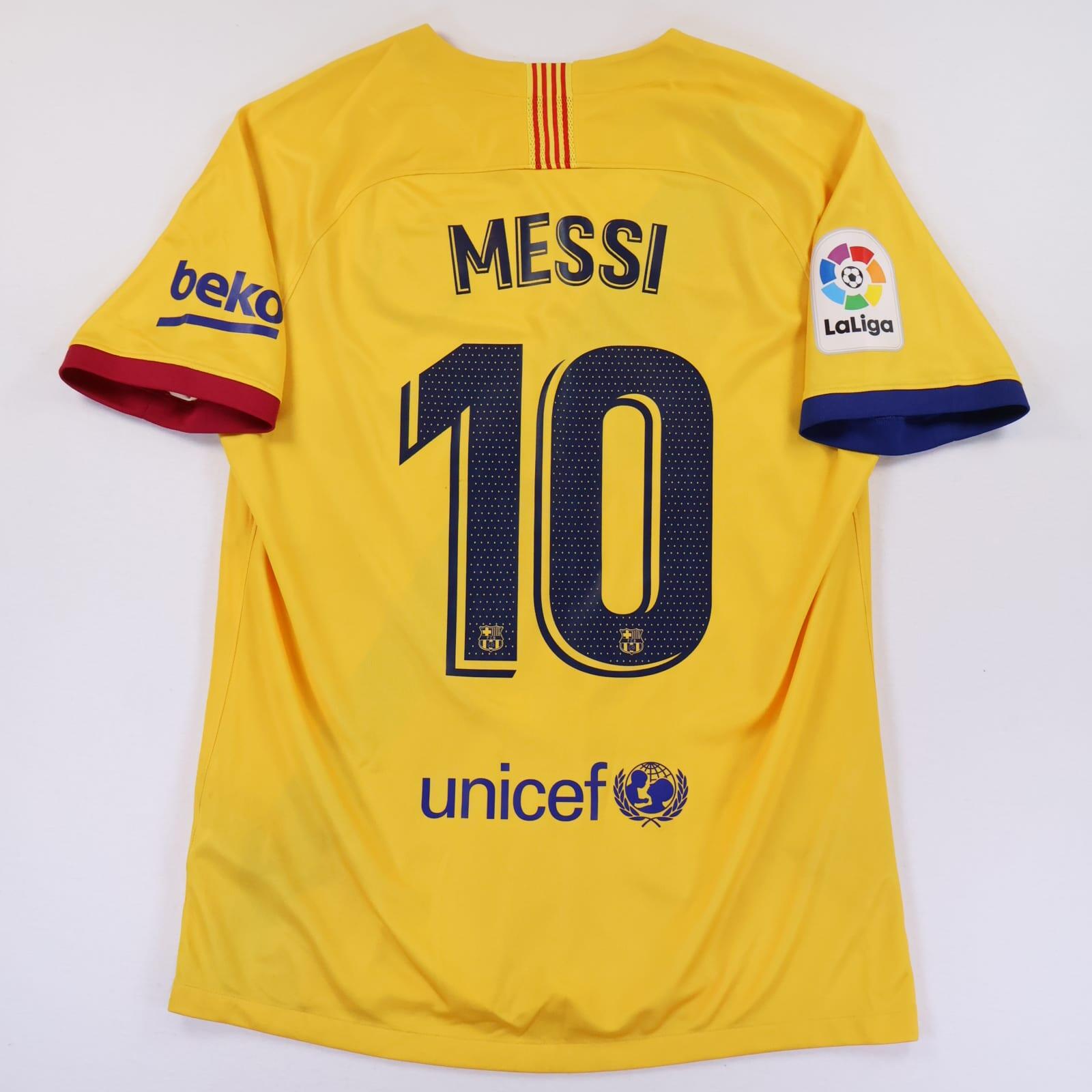 Barcelona Messi #10 2019/20 Away Shirt - L- BACK