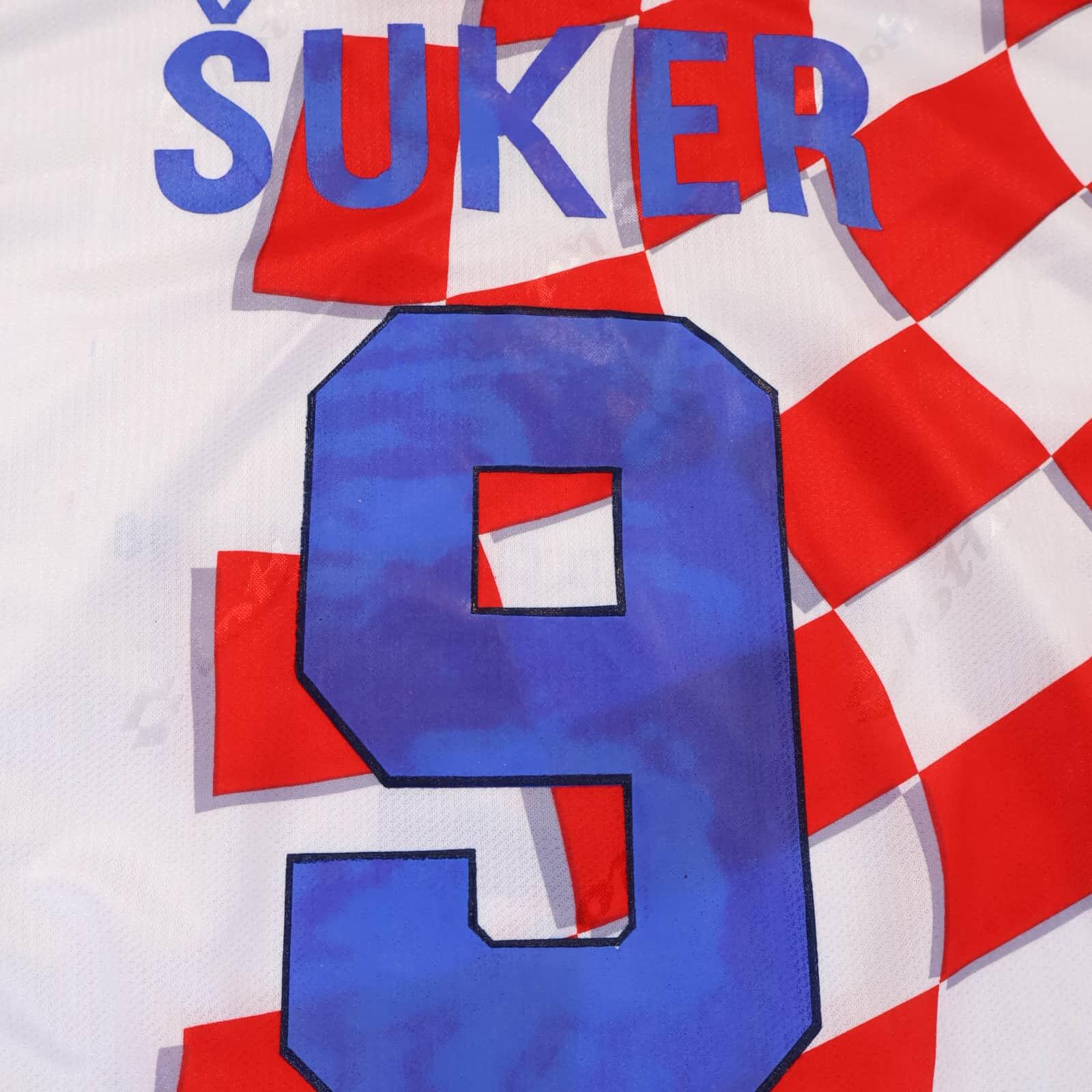 Croatia Suker #9 1998/ Home Shirt - XL