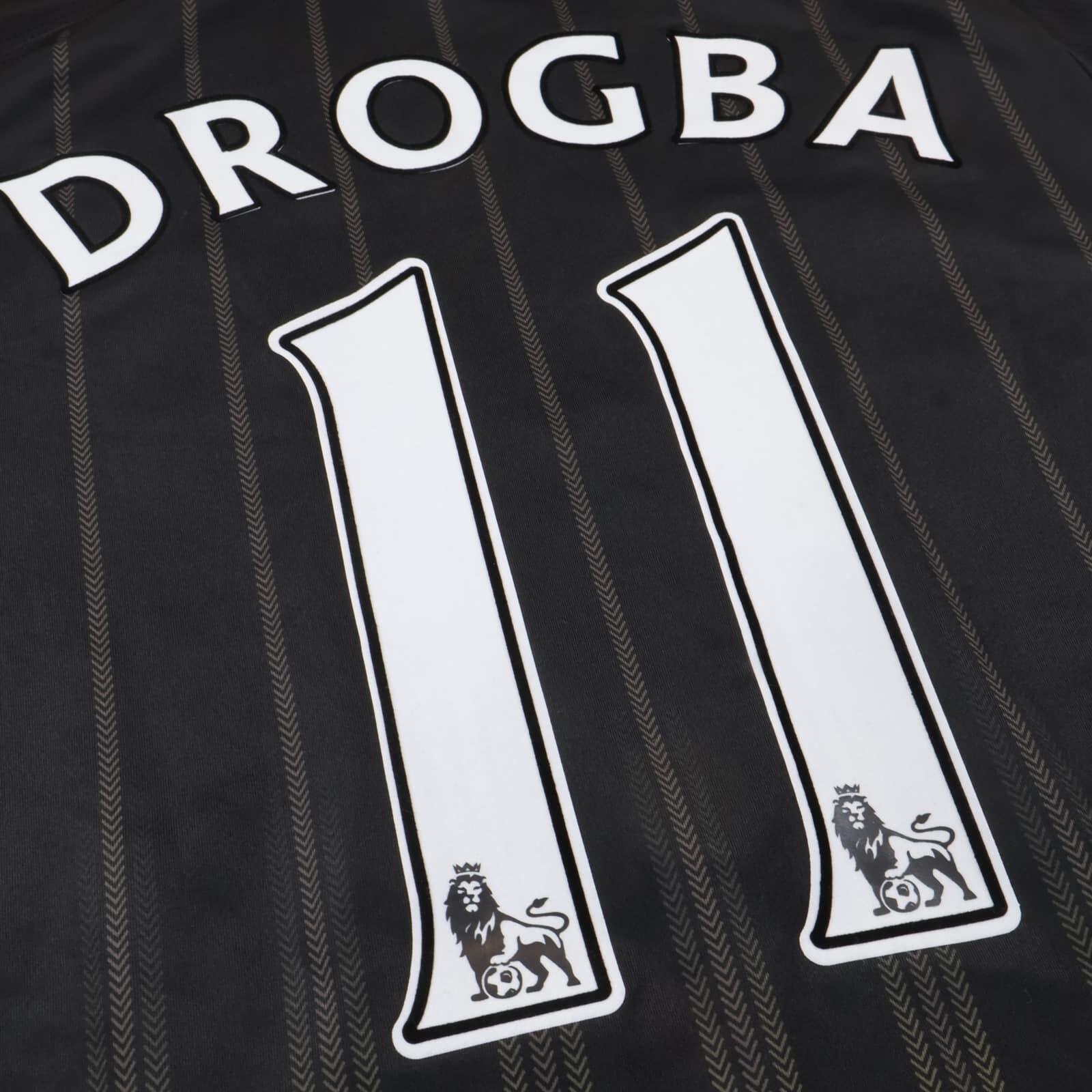 Chelsea Drogba #11 2010/11 Away Shirt - L- FRONT