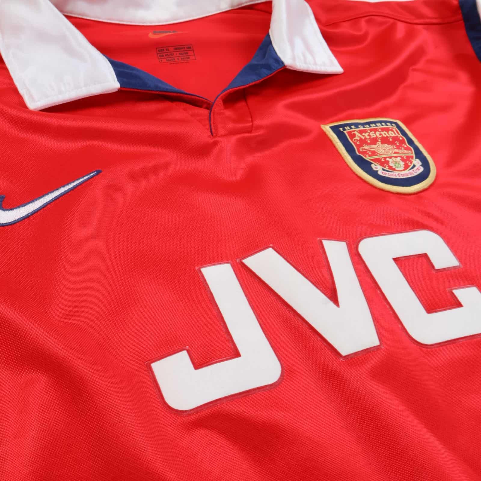 Arsenal Petit #17 1998/99 Home Shirt - XL- TAGS