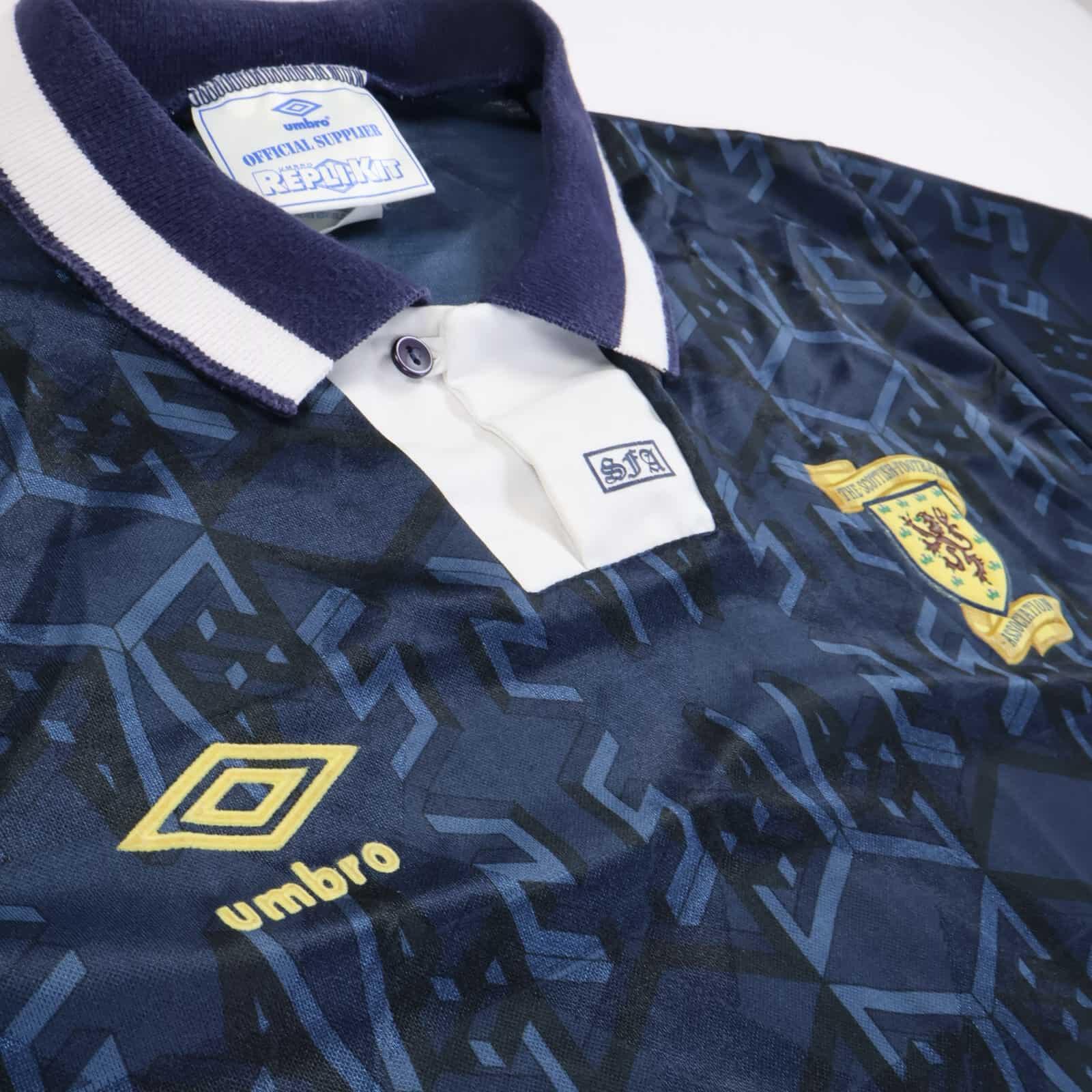 Scotland 1991/94 Home Shirt - M- BACK