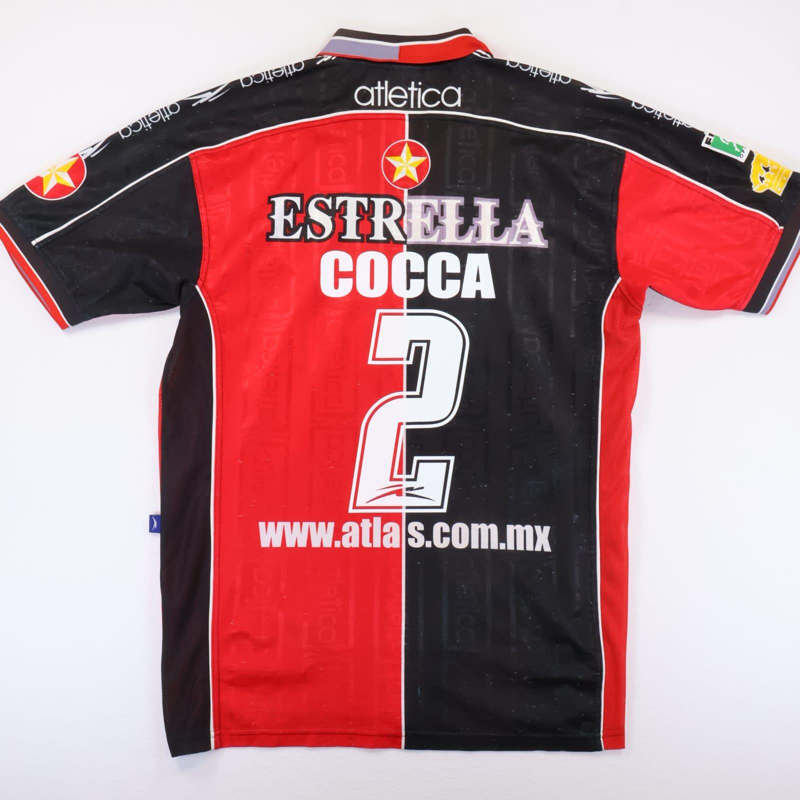 Atlas Fc Cocca #3 2000/01 Home Shirt - L- BACK