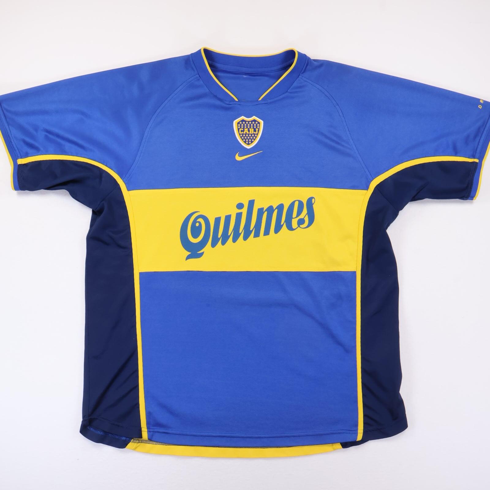 Boca Juniors 2001/02 Home Shirt - XL- FRONT