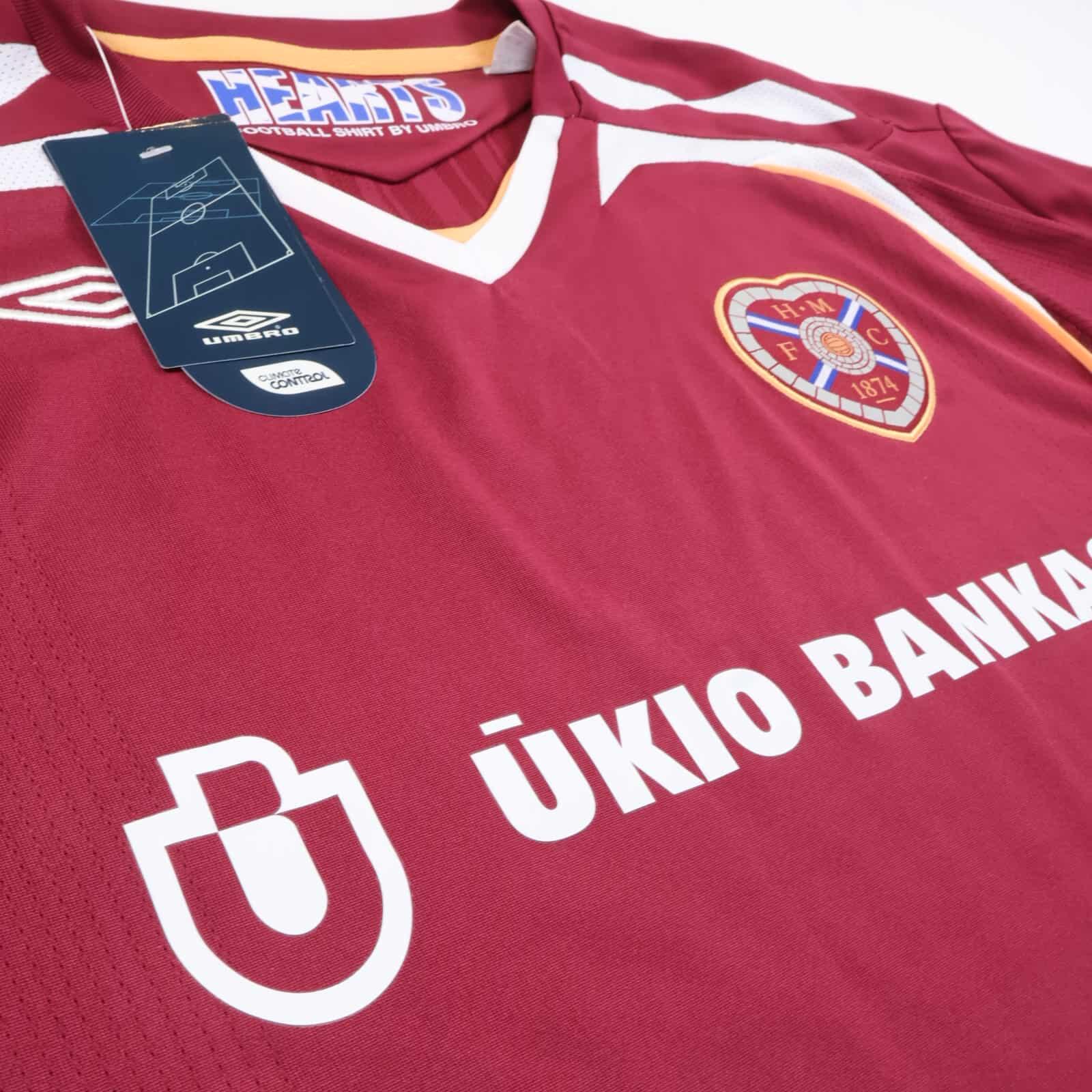 Heart Of Midlothian 2007/08 Home Shirt - XL- BACK