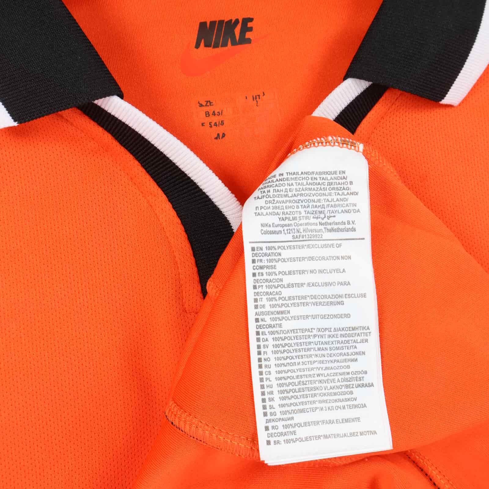 Netherlands 1998/00 Home Shirt - L