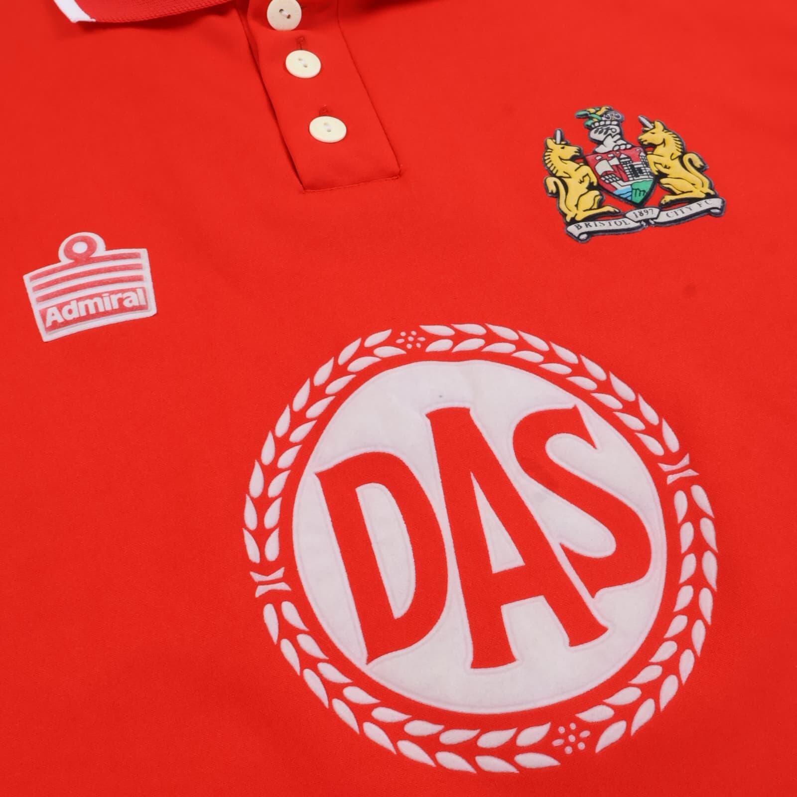 Bristol City F.C 2000/01 Home Shirt - M- BACK