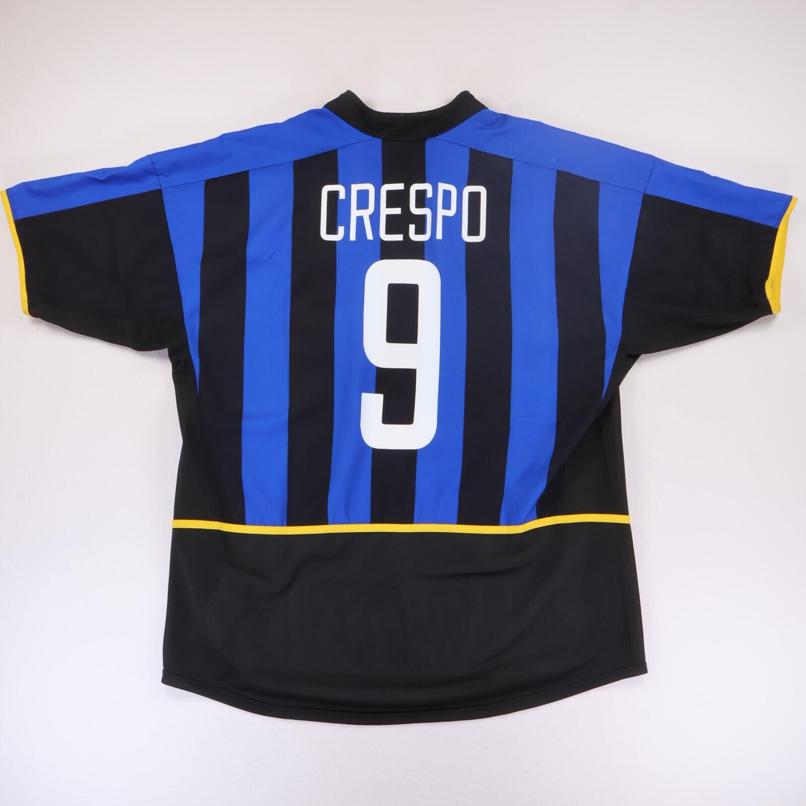 Inter Milan Crespo #9 2002/04 Home Shirt - XL- FRONT