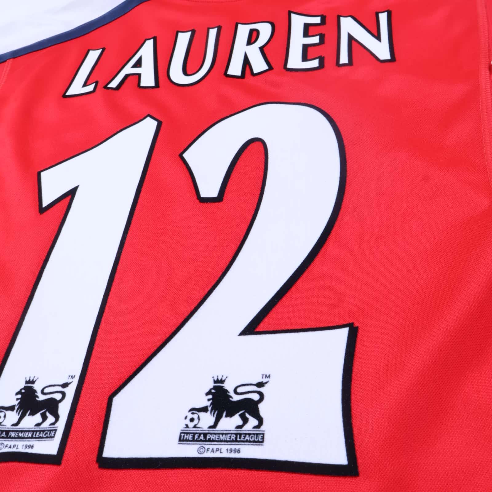Arsenal Lauren #12 2000/02 Home Shirt - M