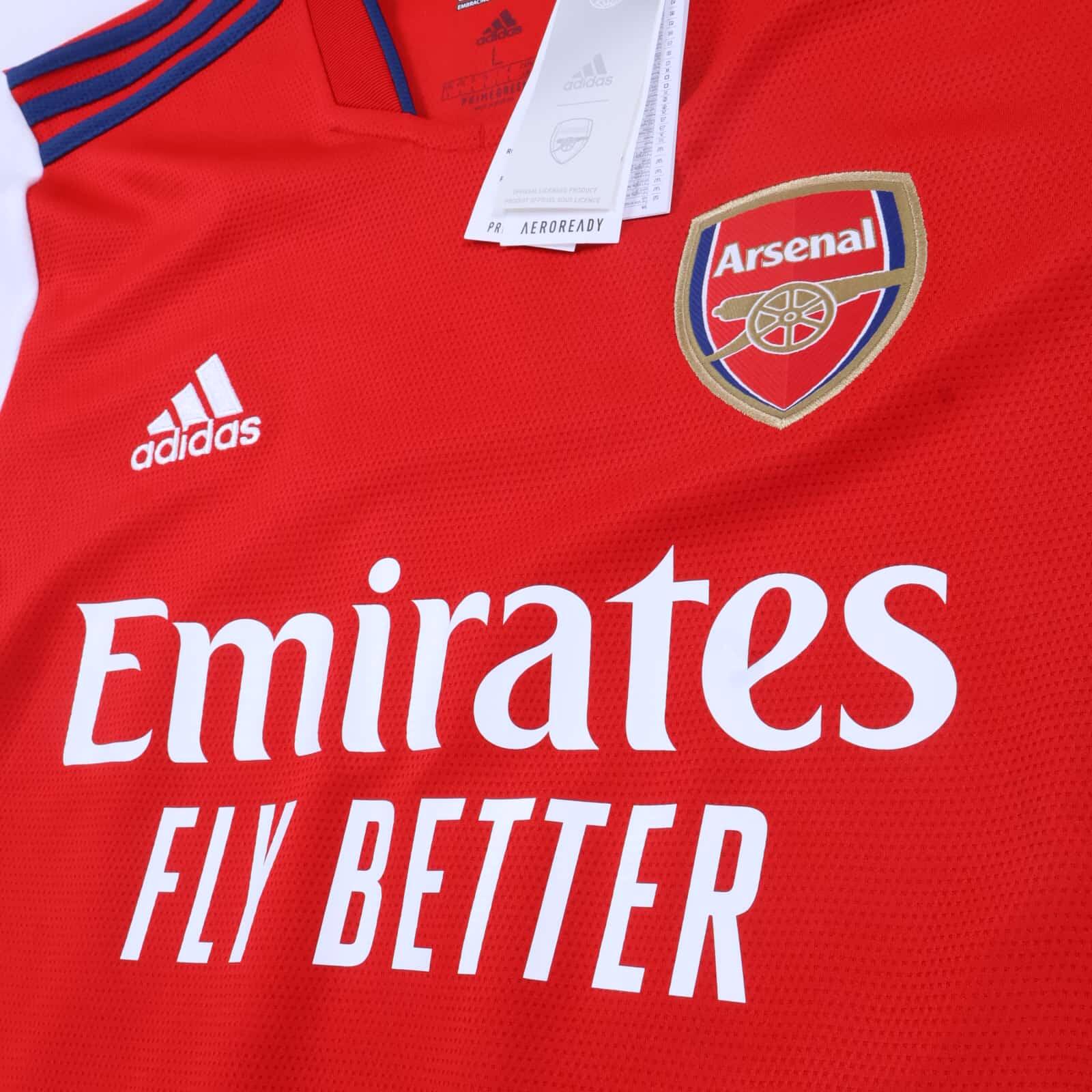 Arsenal 2021/22 Home Shirt - L- TAGS
