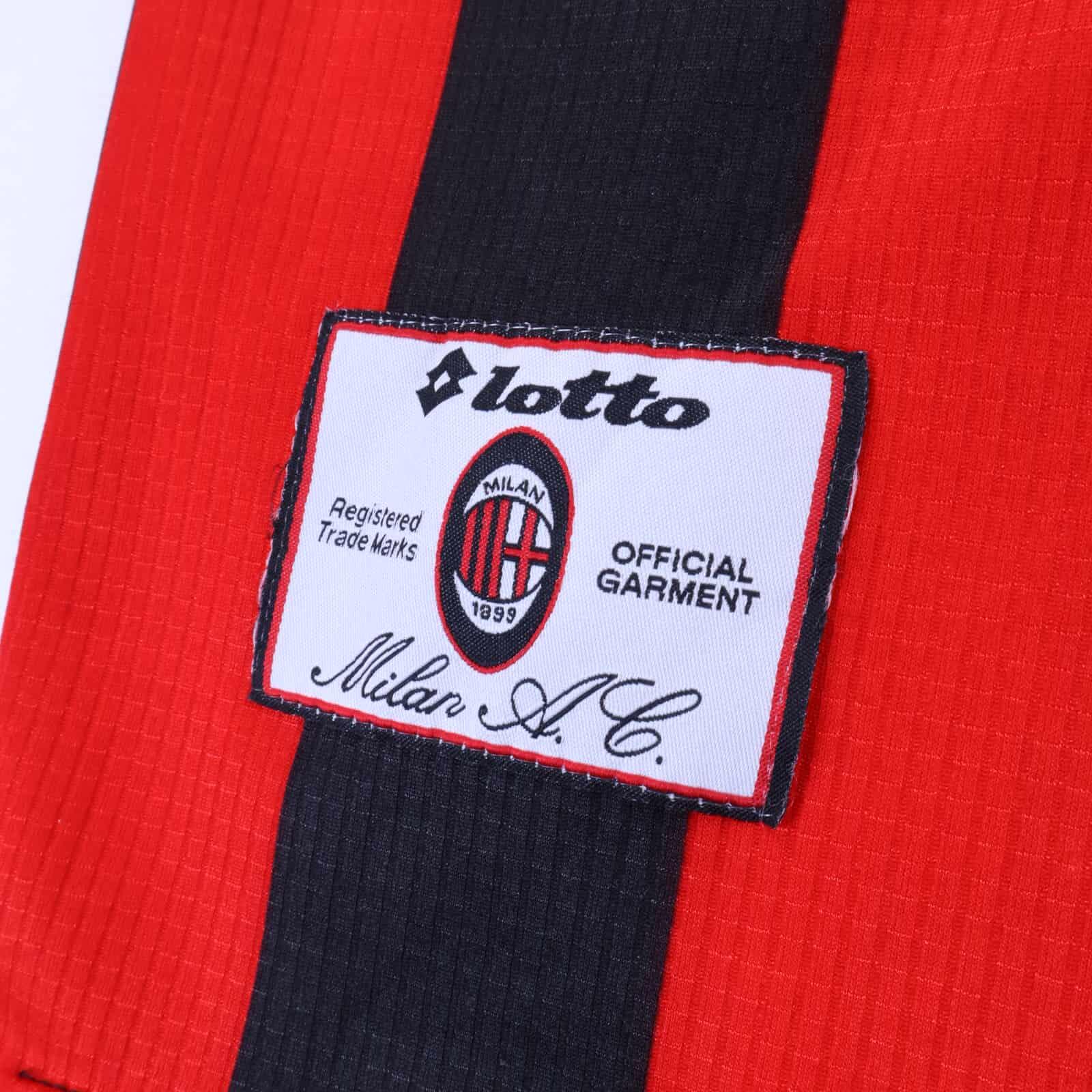 Ac Milan Desailly #8 1997/98 Home Shirt - XL