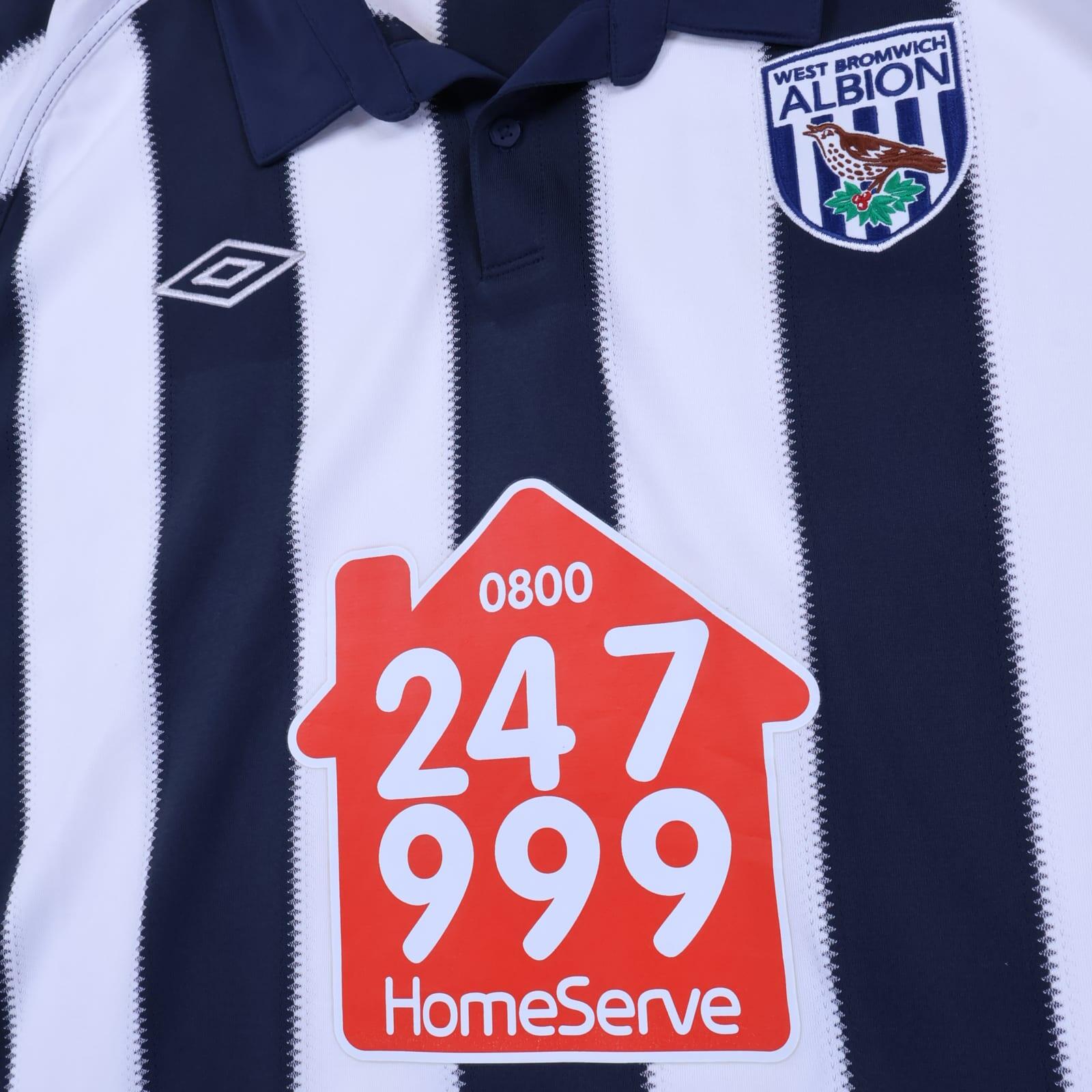 West Bromwich Albion 2010/11 Home Shirt - 2XL