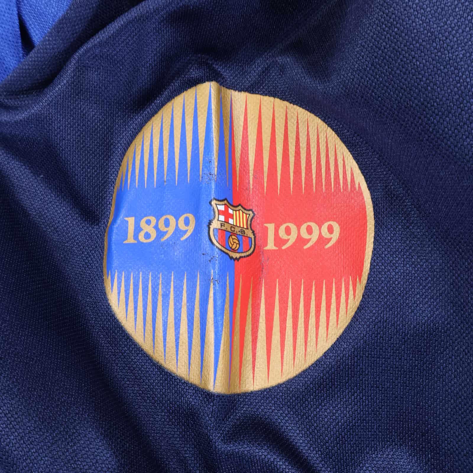 Barcelona 1999/ Home Shirt - XL- TAGS