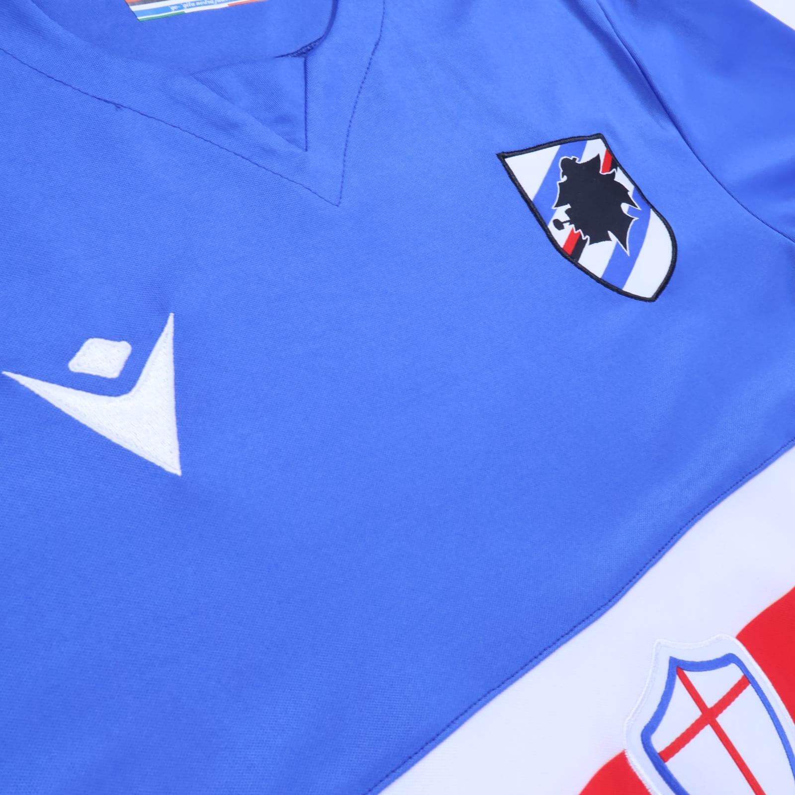 Sampdoria 2021/22 Home Shirt - M- BACK