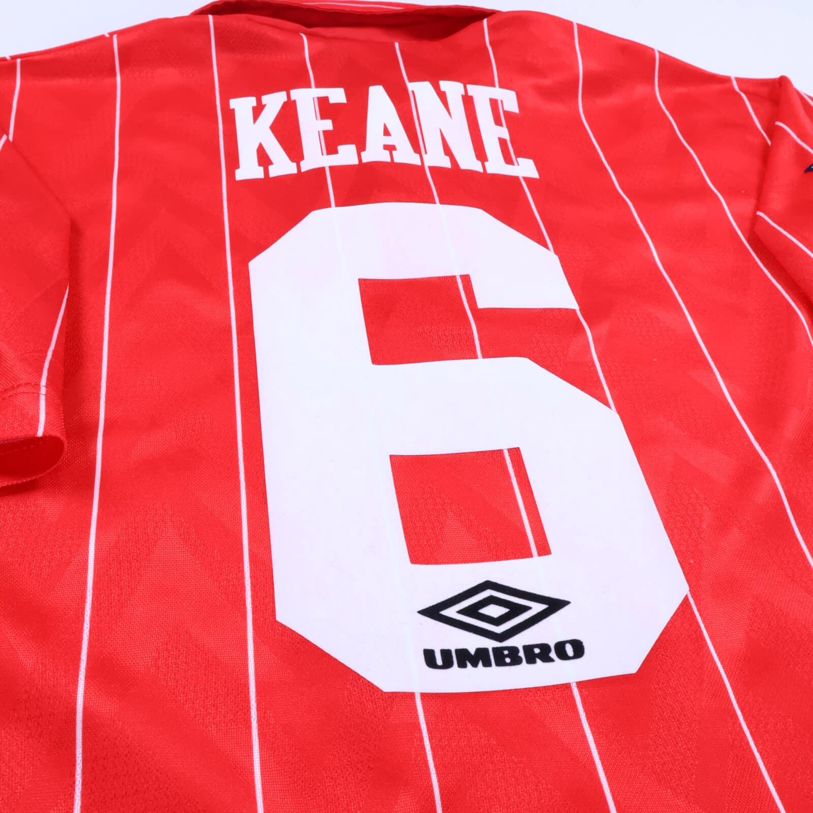 Nottingham Forest Keane #6 1992/94 Home Shirt - L