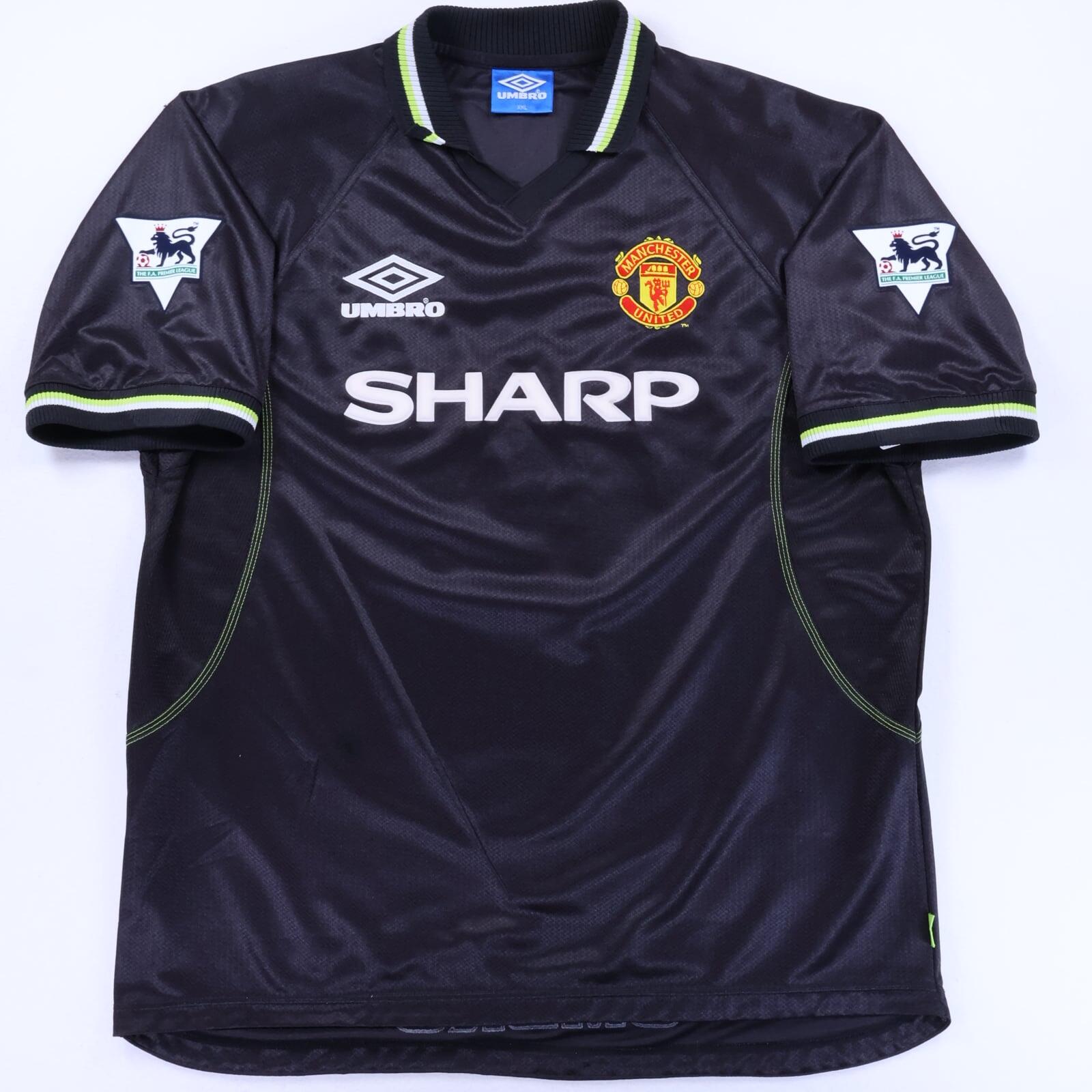 Manchester United Sheringham #10 1998/99 Third Shirt - XXL- BACK