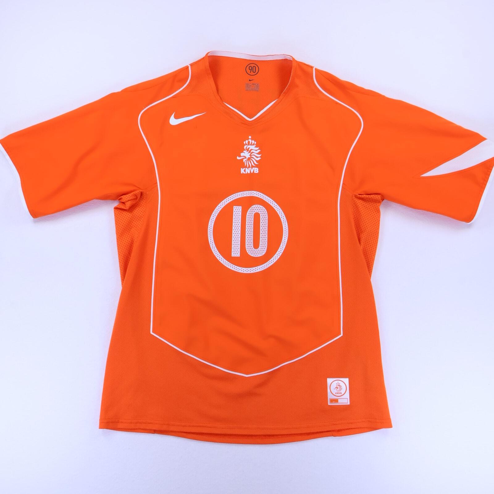 Netherlands V. Nistelrooy #10 2004/ Home Shirt - L- BACK