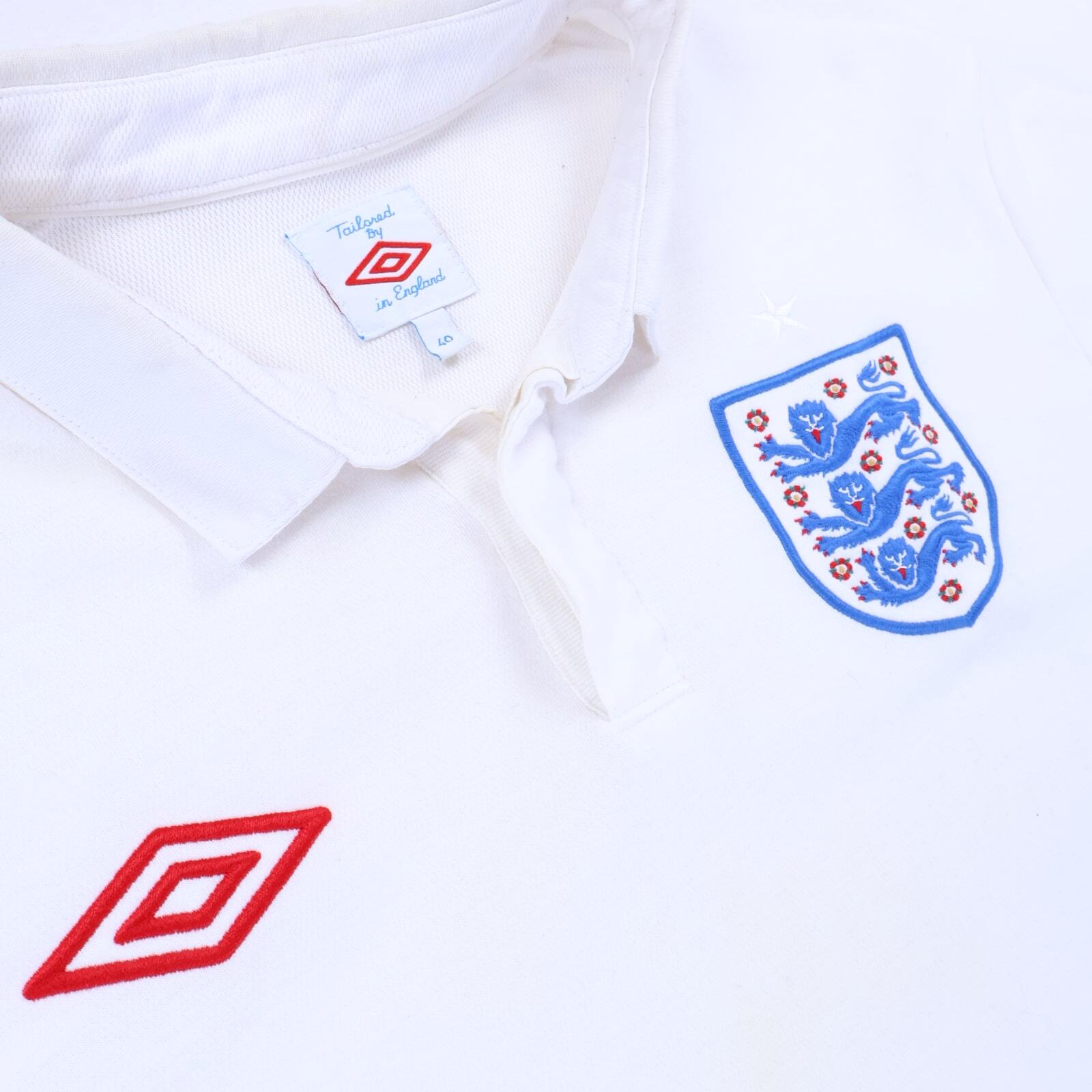 England 2010/ Home Shirt - L- BACK