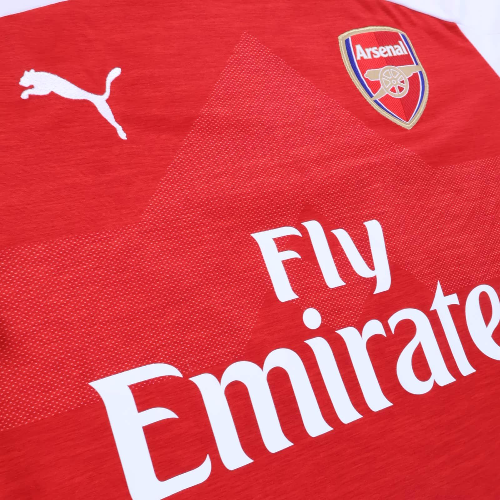 Arsenal Aubameyang #14 2018/19 Home Shirt - M