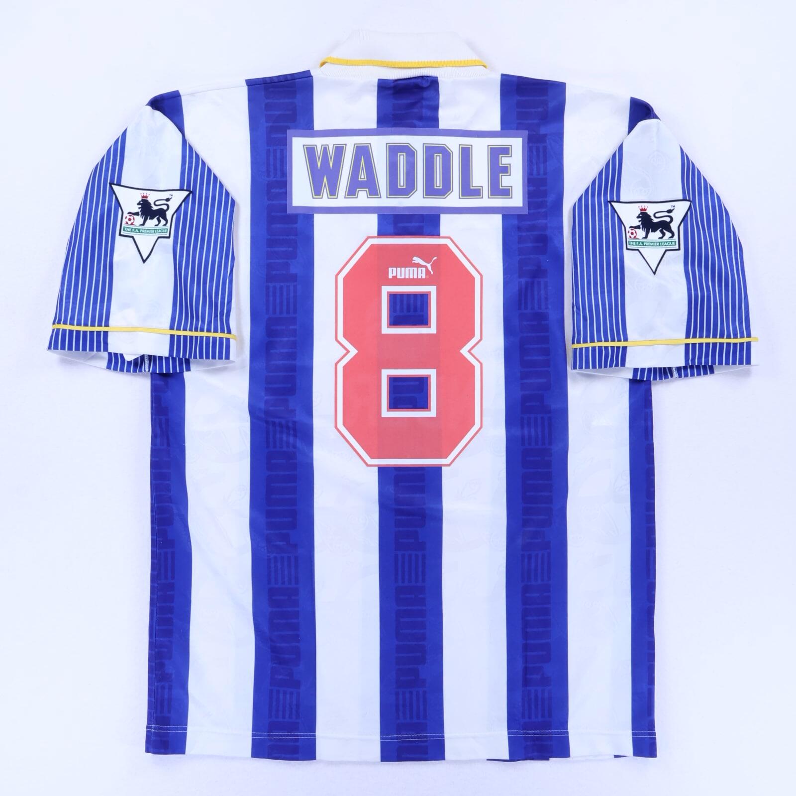 Sheffield Wednesday Waddle #8 1993/95 Home Shirt - M- FRONT