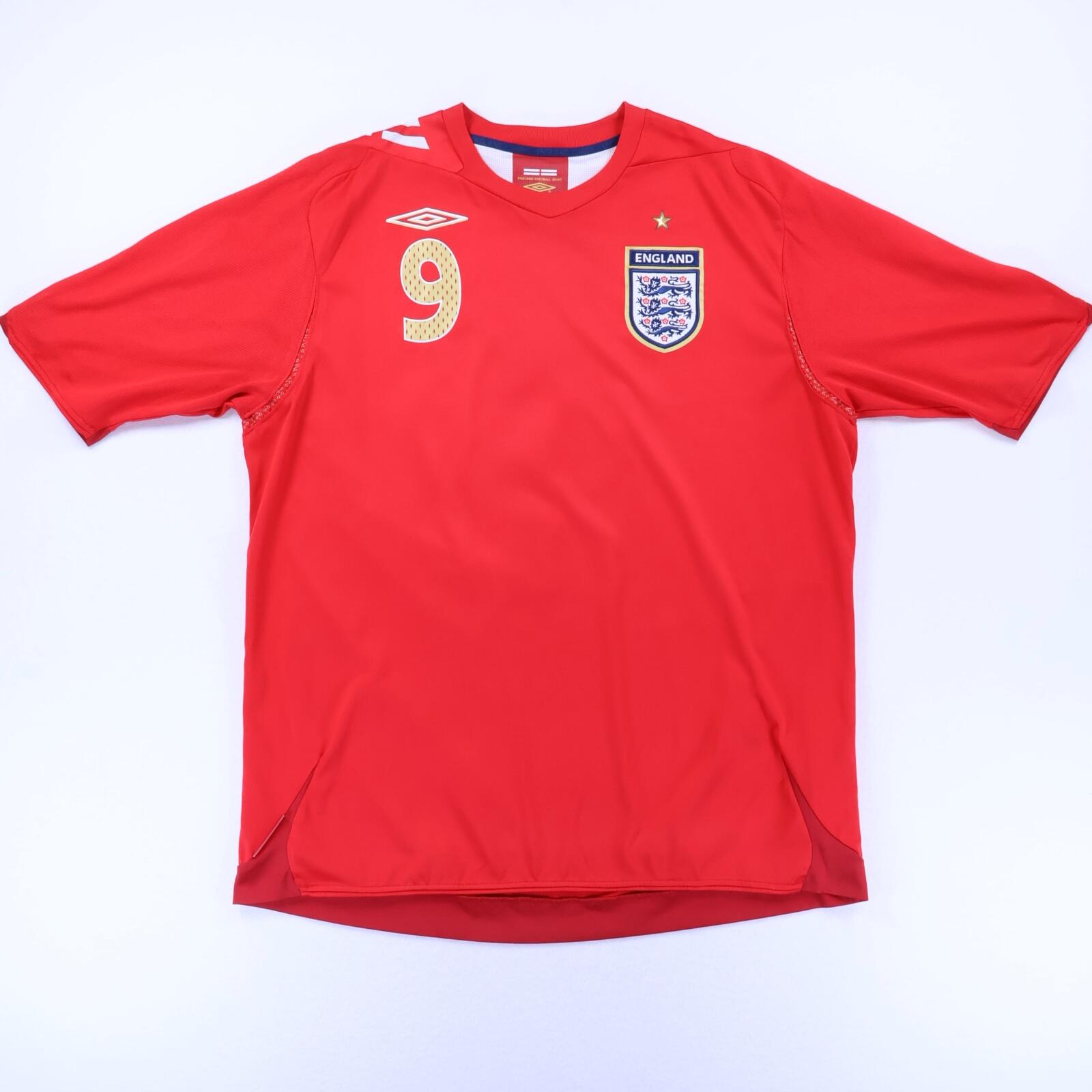England Rooney #9 2006/08 Away Shirt - XL- BACK