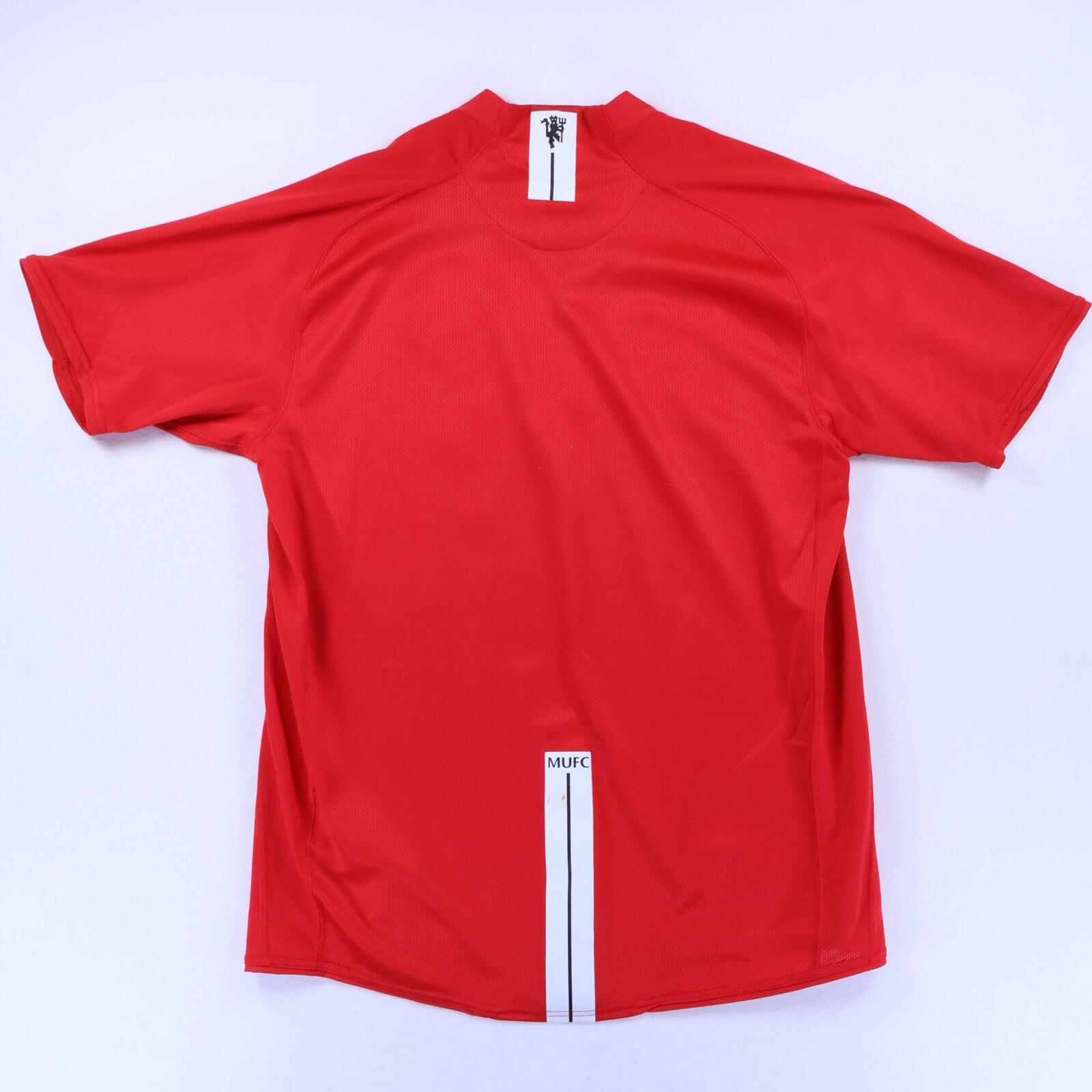 Manchester United 2007/08 Home Shirt - L- TAGS