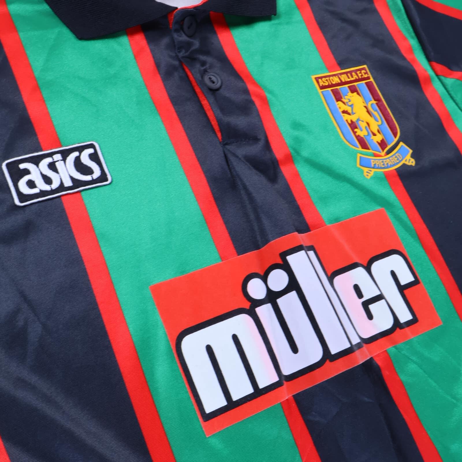 Aston Villa Mcgrath #5 1993/95 Away Shirt - L
