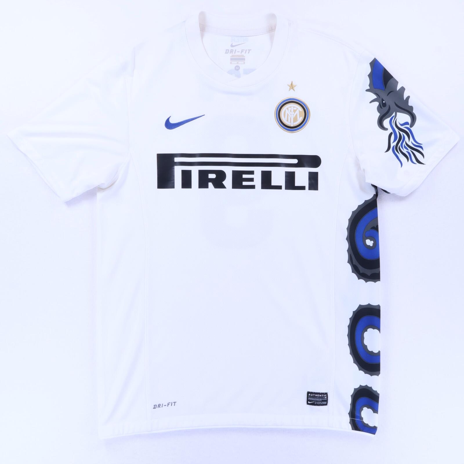 Inter Milan Eto'O #9 2010/11 Away Shirt - M- BACK