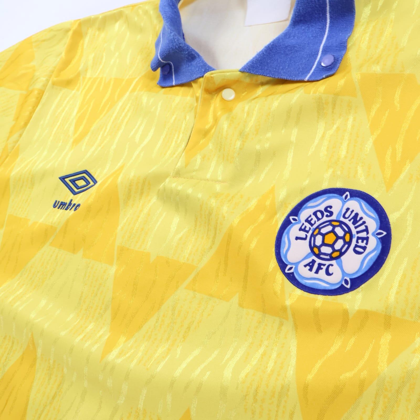 Leeds United 1989/91 Away Shirt - XL- BACK